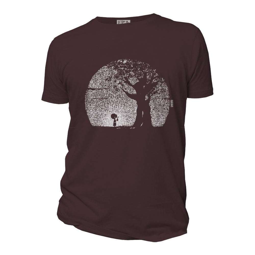 quat rues homme t shirt douala pousse brun rouge coton bio l armoire poethique  1