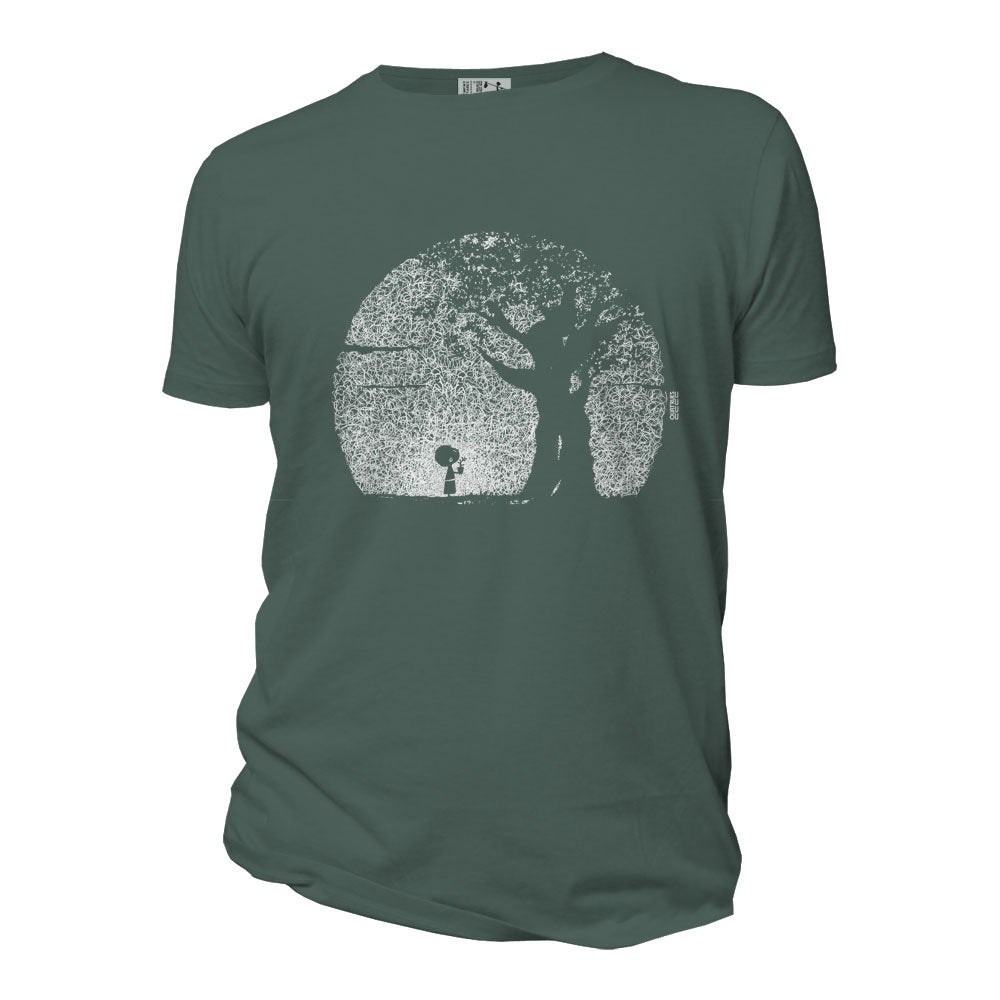 quat rues homme t shirt douala pousse vert lagune coton bio l armoire poethique