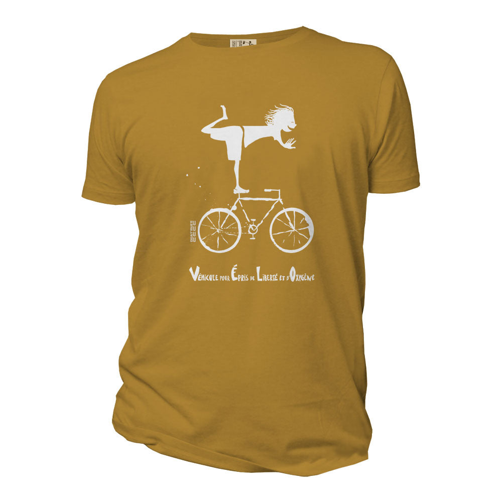 quat rues homme t shirt douala velo ocre coton bio l armoire poethique
