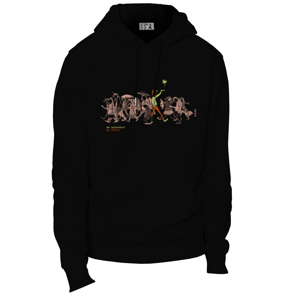 quat rues unisexe sweat jaisalmer be different noir oton bio l armoire poethique 2