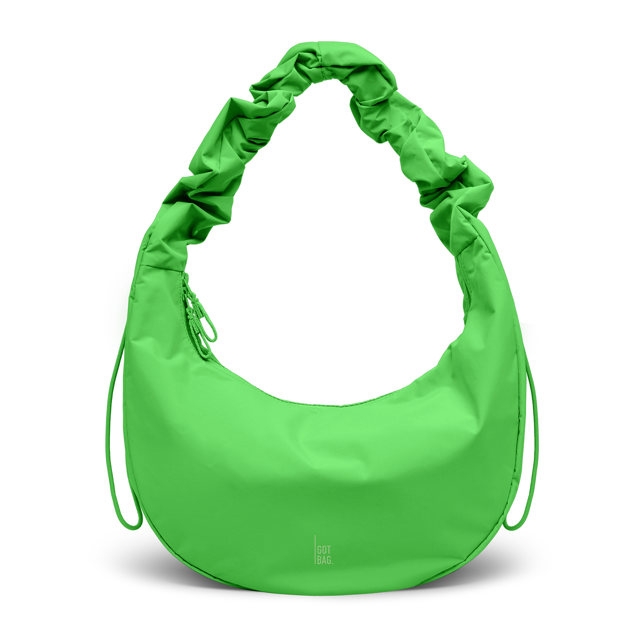 sac banane dperlant en polyester recycl moon bag ruffle monochrome leaf sheep vert got bag femme sac banane moon bag ruffle vert polyester recycle l armoire poethique 21