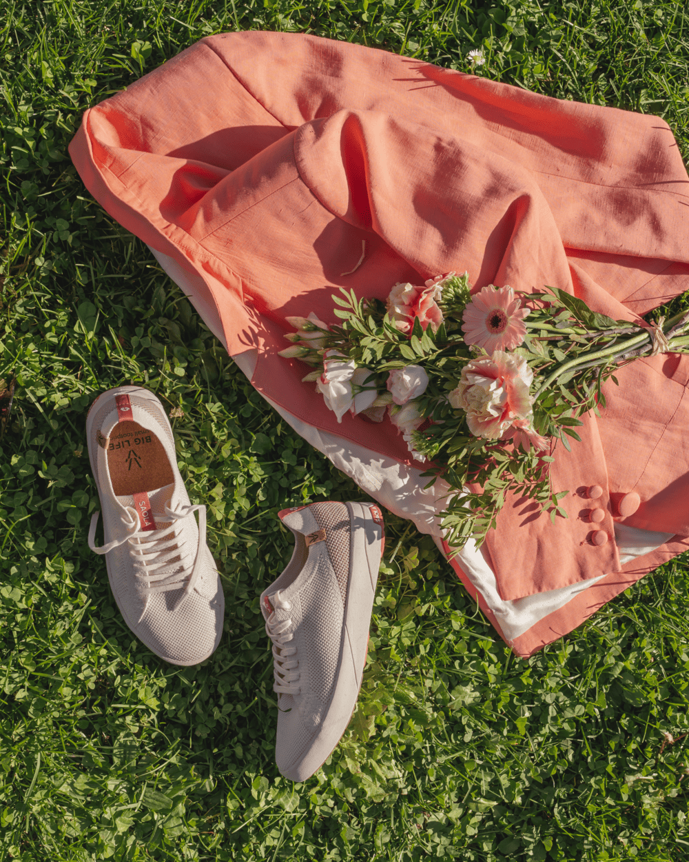 saola femme cannon knit 2 0 polyester recycle white rose l armoire poethique 3