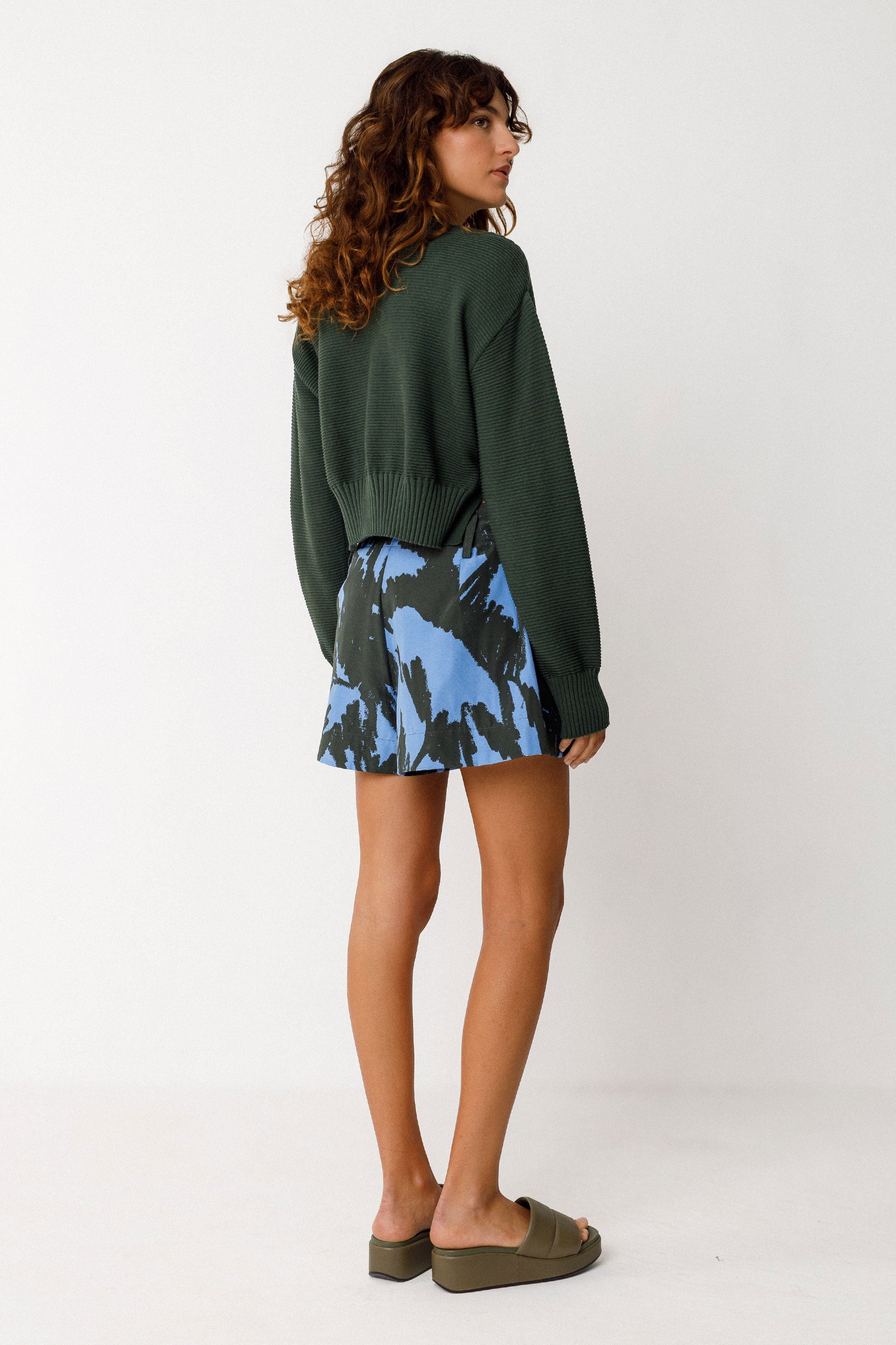 skfk femme cardigan belene vert coton bio l armoire poethique 3