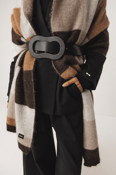 skfk femme ceinture large ahitu cuir noir l armoire poethique 3