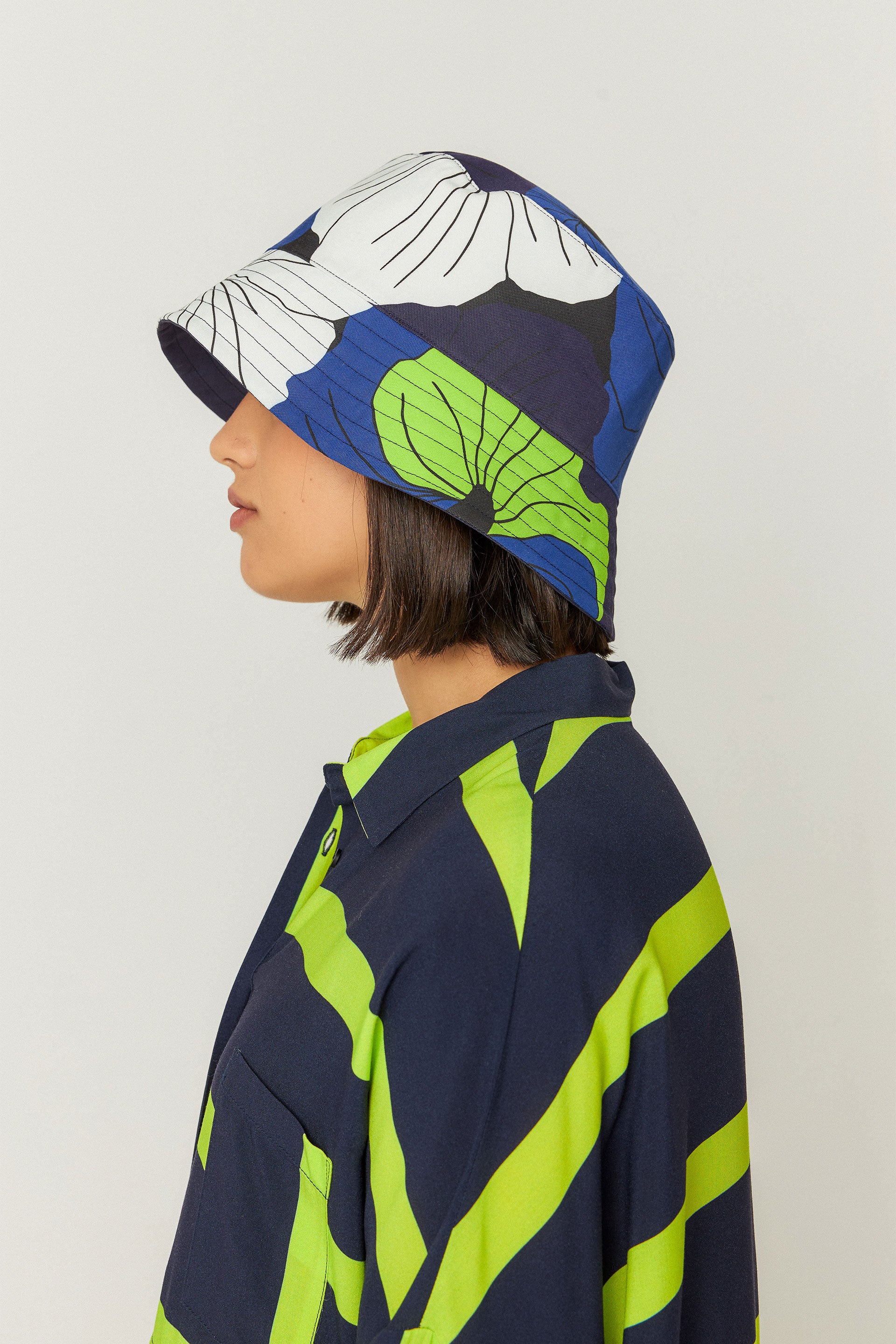 skfk femme chapeau ude kokomo bleu lenzing ecovero larmoire poethique  3