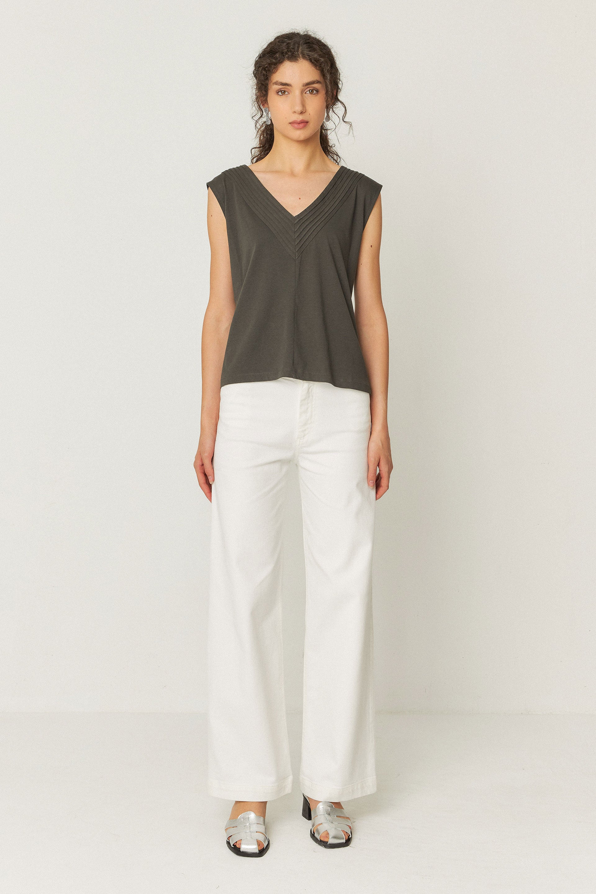 skfk femme debardeur zuntz 1 kaki coton bio l armoire poethique 5