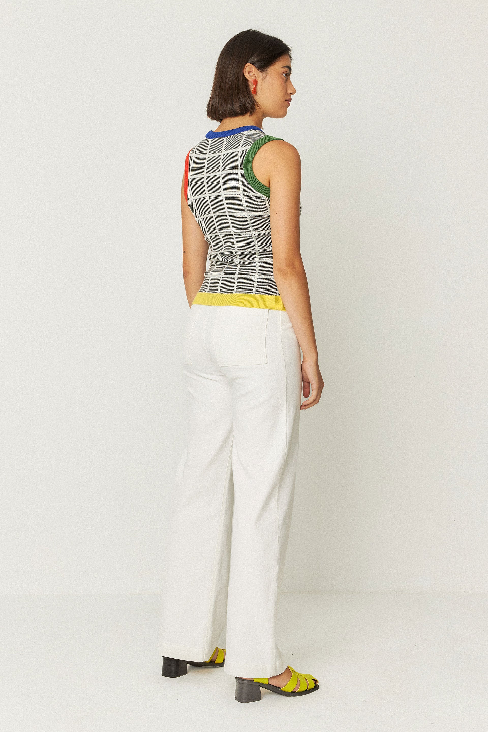 skfk femme pantalon ainhize blanc coton bio l armoire poethique  1