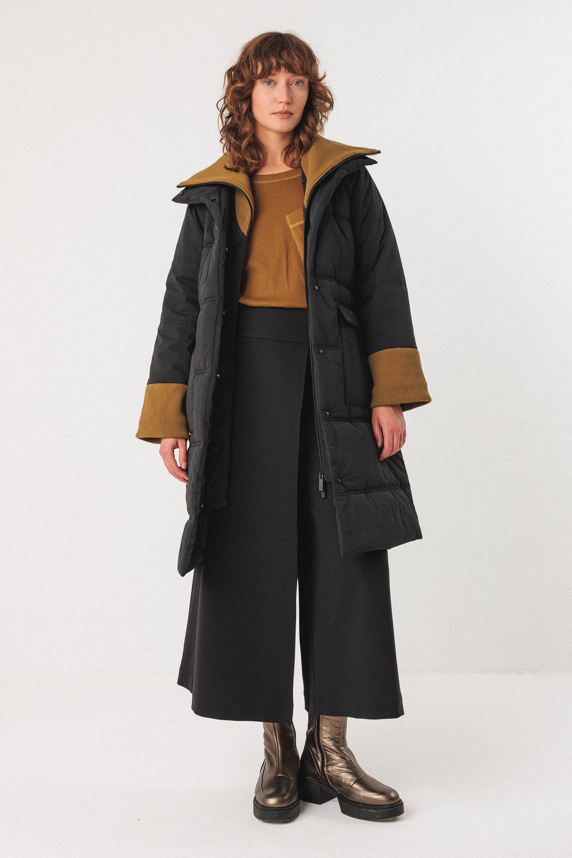 skfk femme pantalon araika tencel modal noir l armoire poethique 2