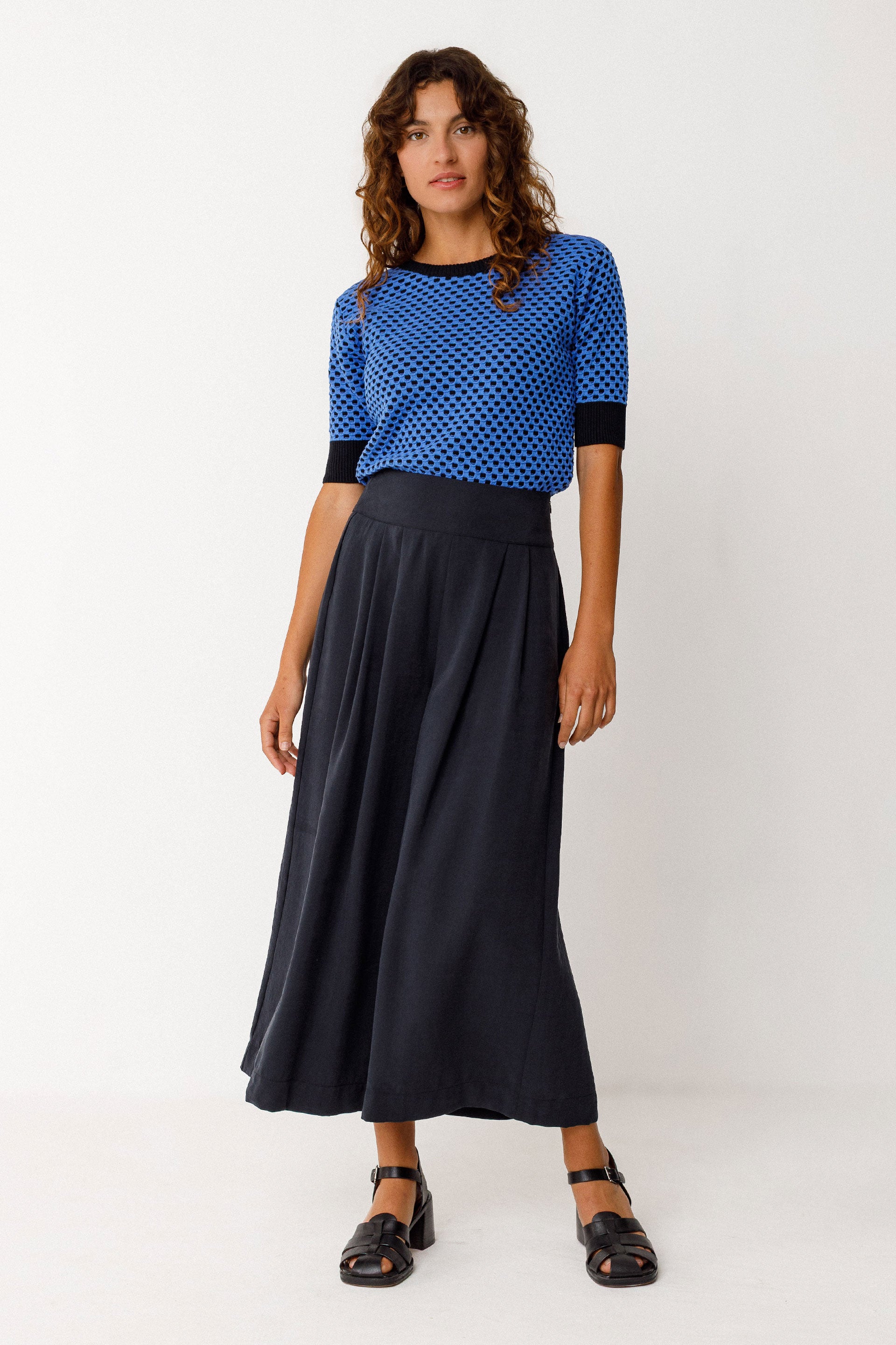 skfk femme pantalon enetz noir modal tencel l armoire poethique 2