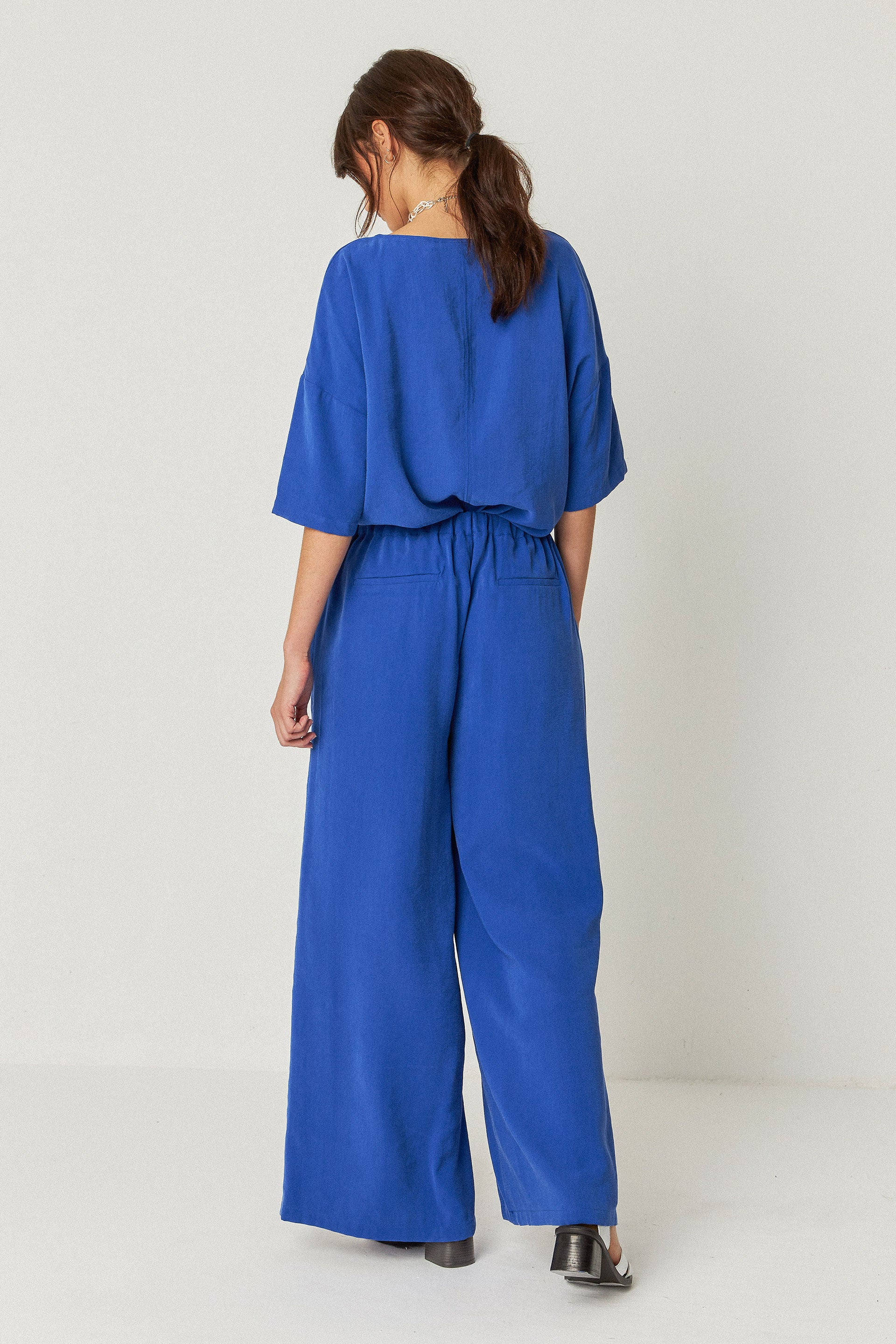 skfk femme pantalon klodin bleu modal l armoire poethique  7