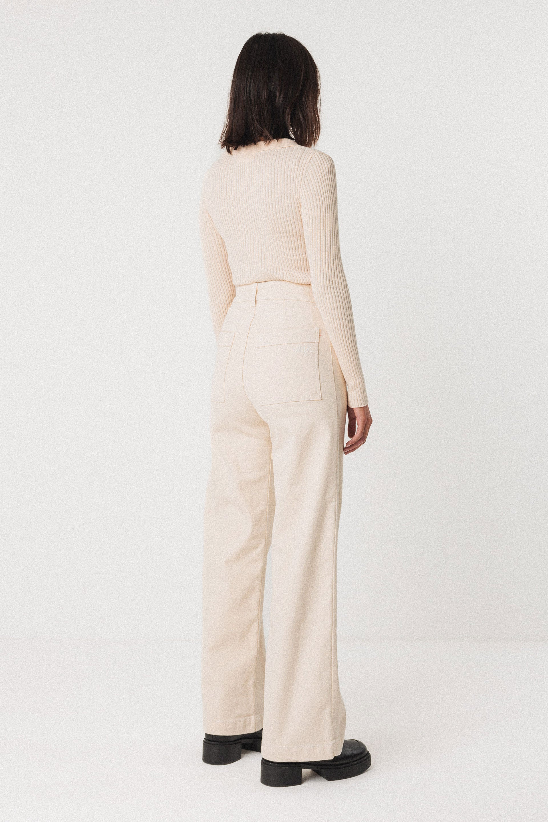 skfk femme pull ariza coton bio creme l armoire poethique 4