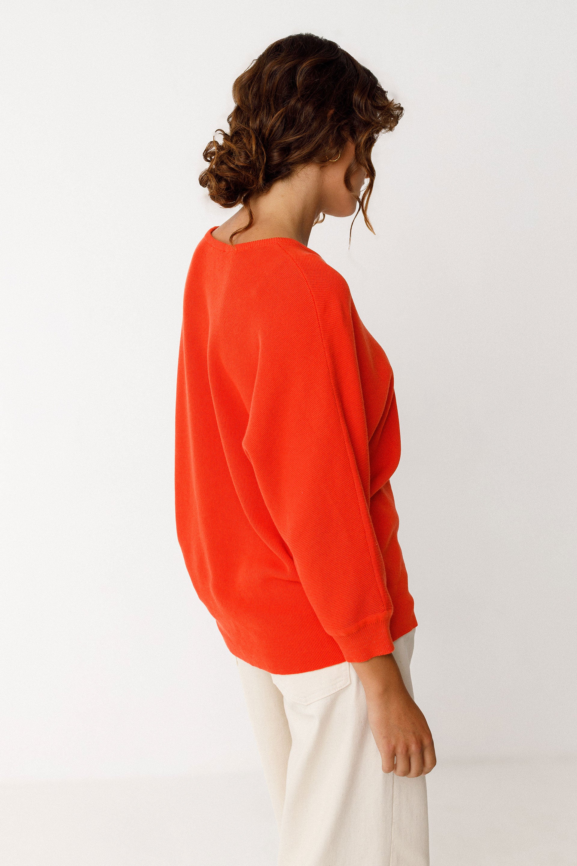 skfk femme pull naike orange coton bio l armoire poethique 4