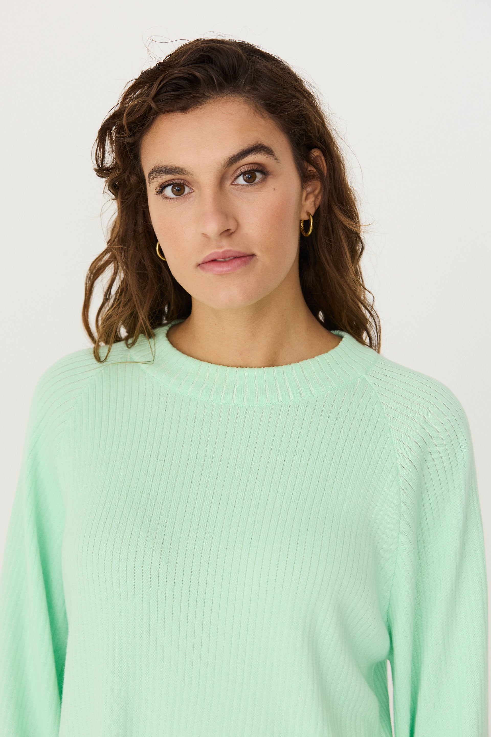 skfk femme pull noa vert d eau coton bio l armoire poethique 2