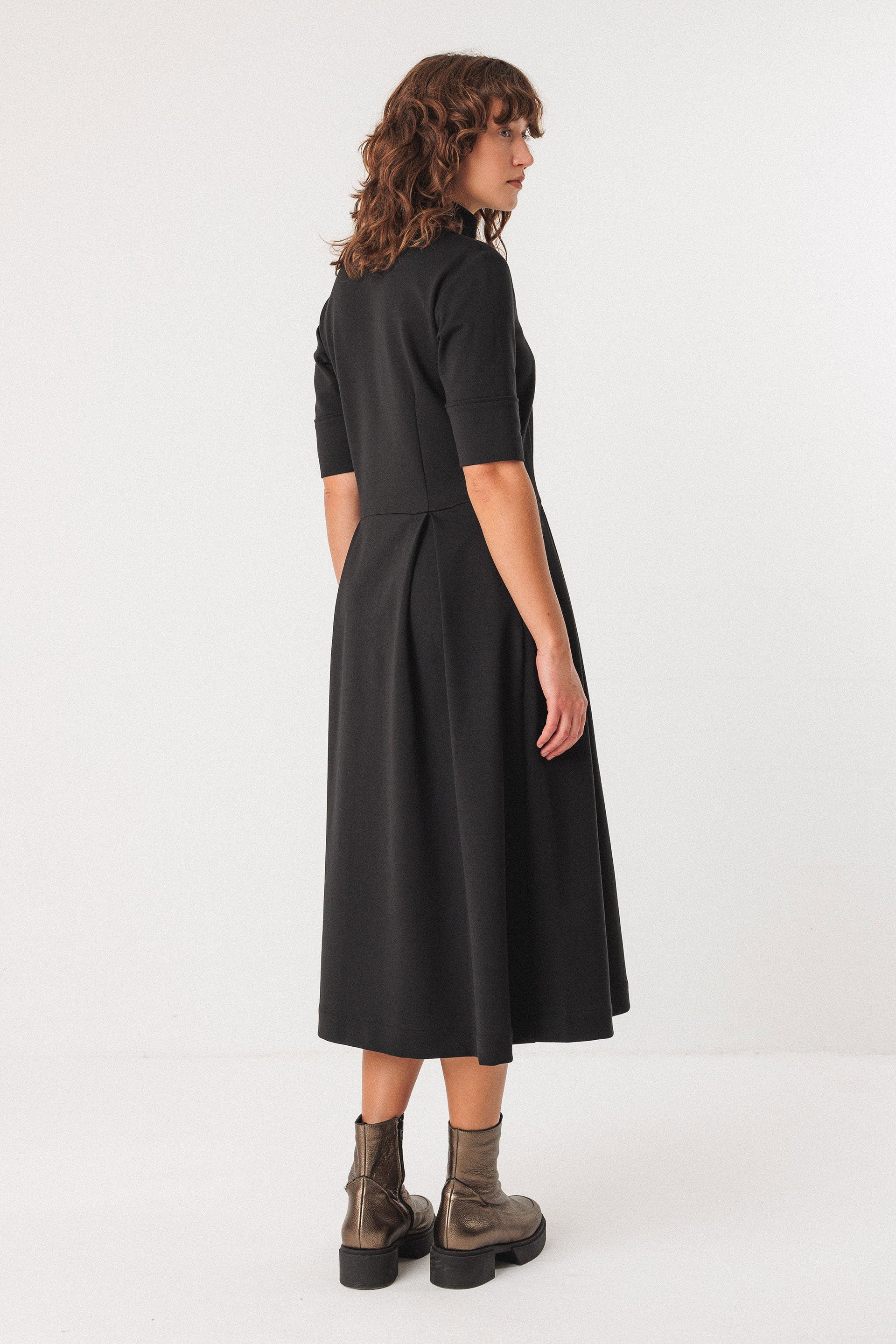 skfk femme robe alaitza modal noir l armoire poethique 3