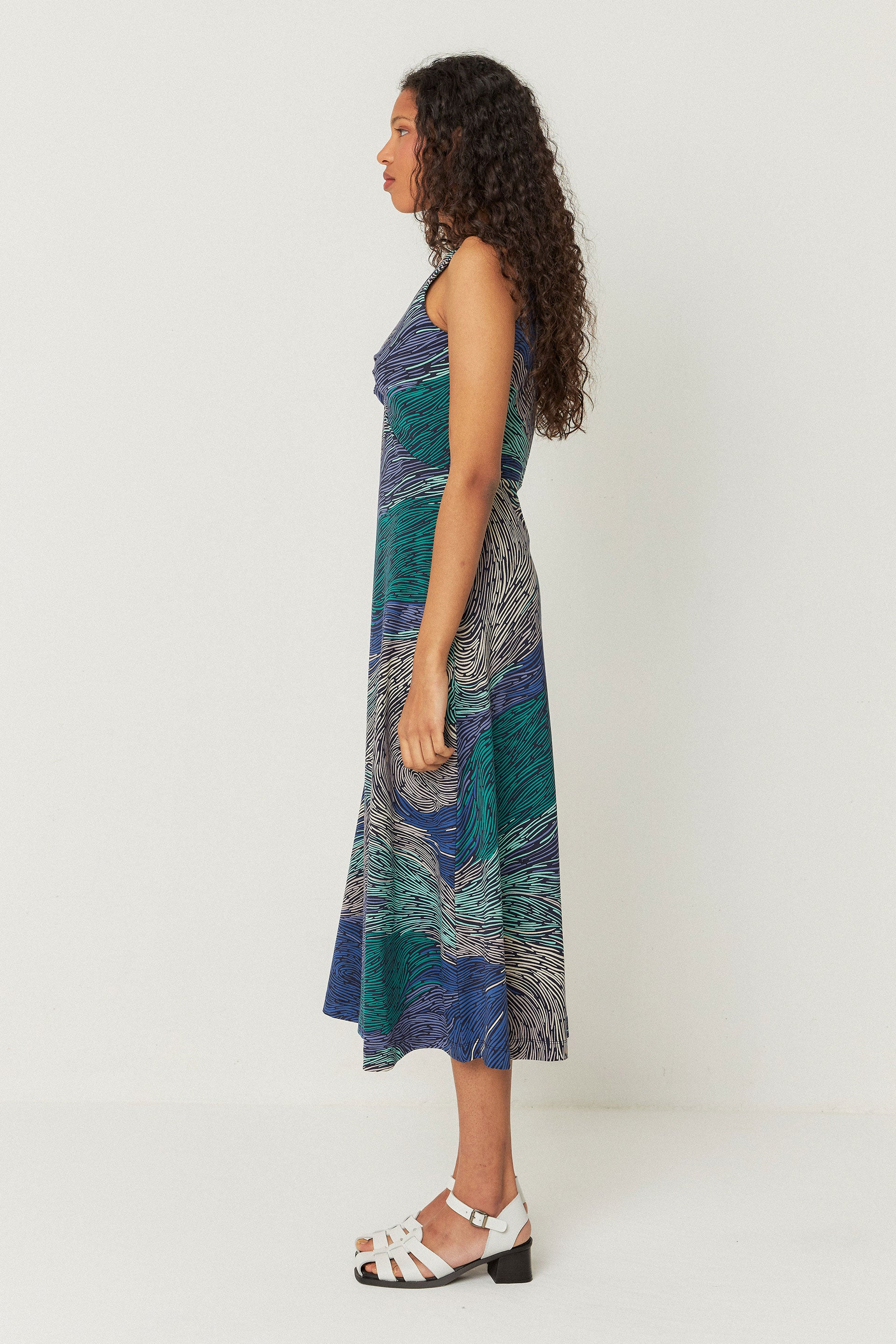 skfk femme robe kala stream bleu coton bio l armoire poethique  2