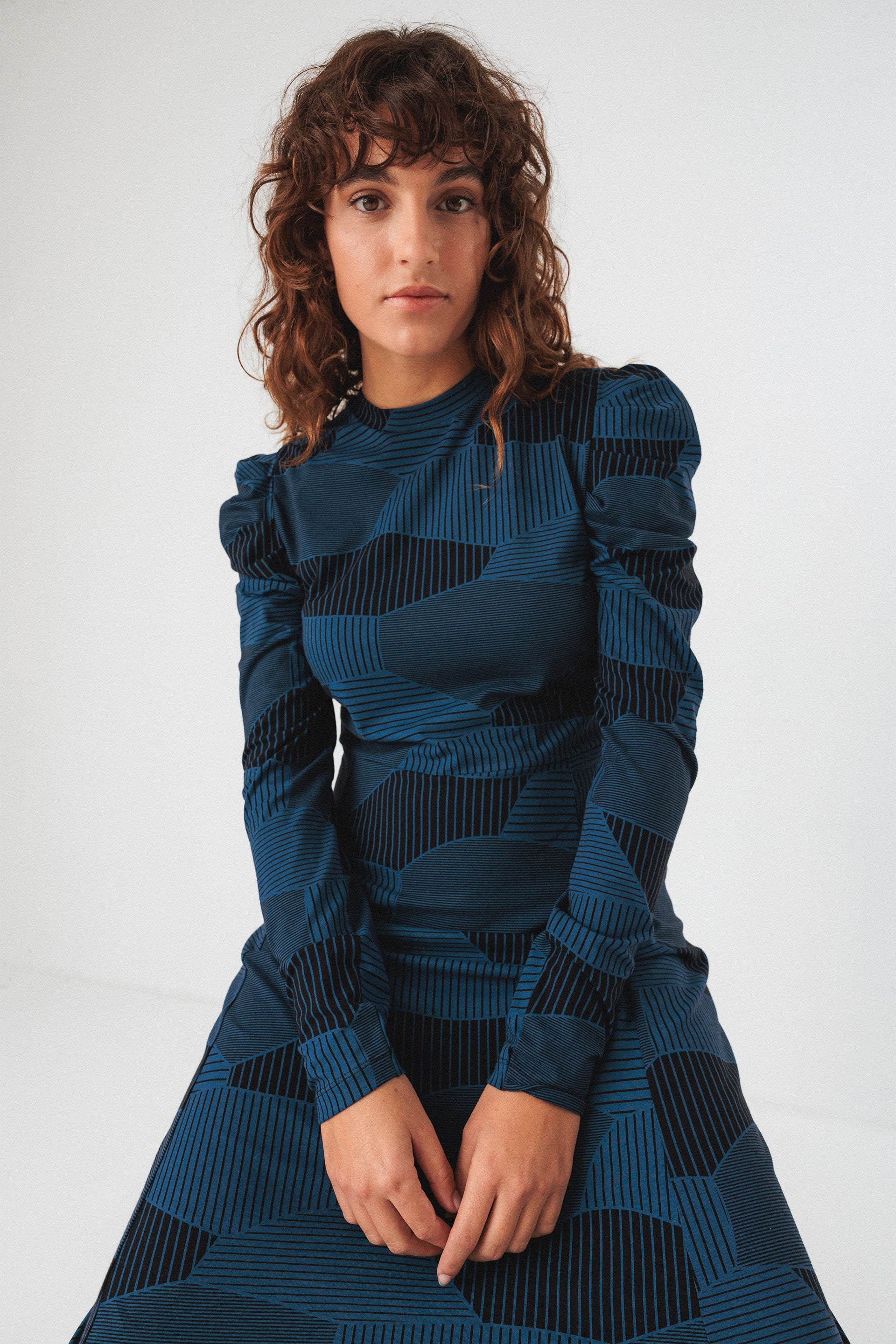 skfk femme robe lano minerals coton bio bleu gris l armoire poethique 2