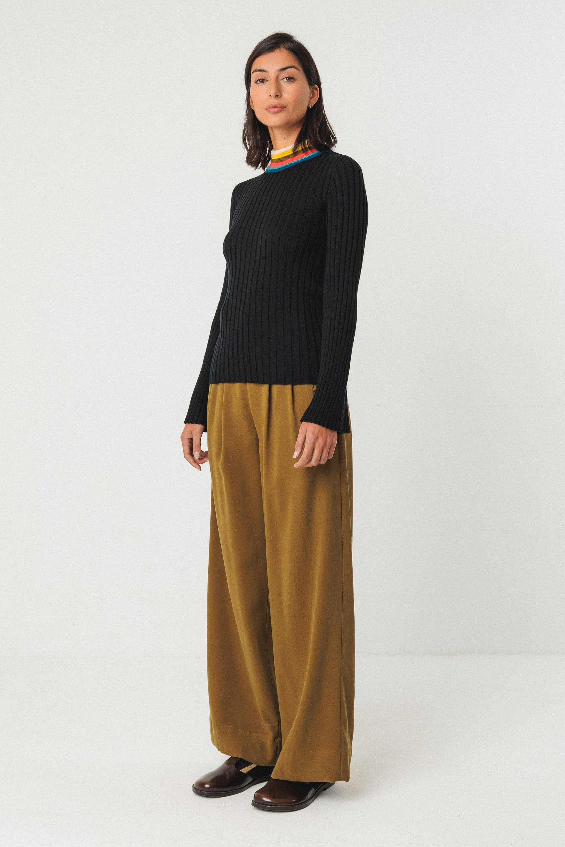 skfk femme top lerate coton bio noir multicolore l armoire poethique 3