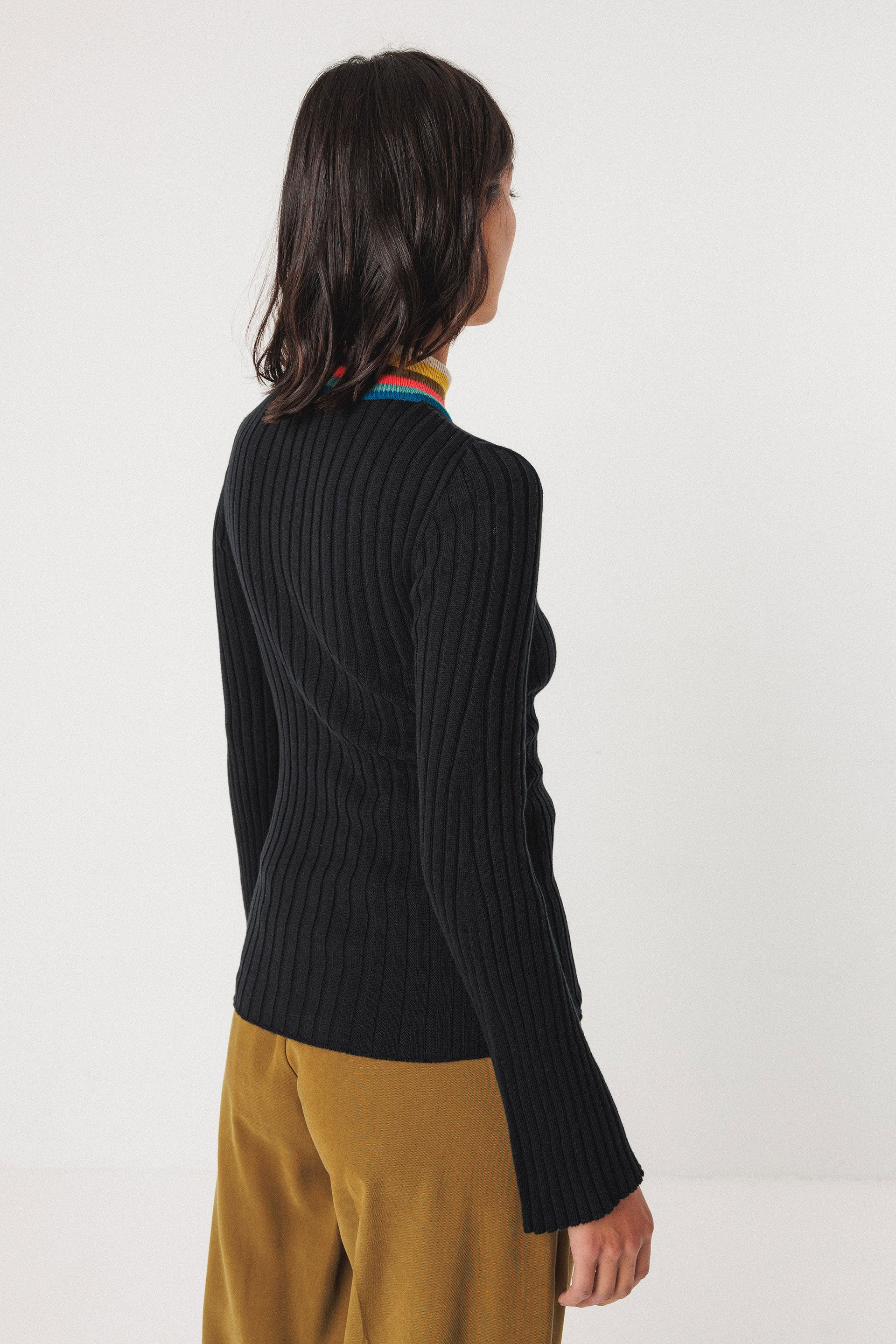 skfk femme top lerate coton bio noir multicolore l armoire poethique 4