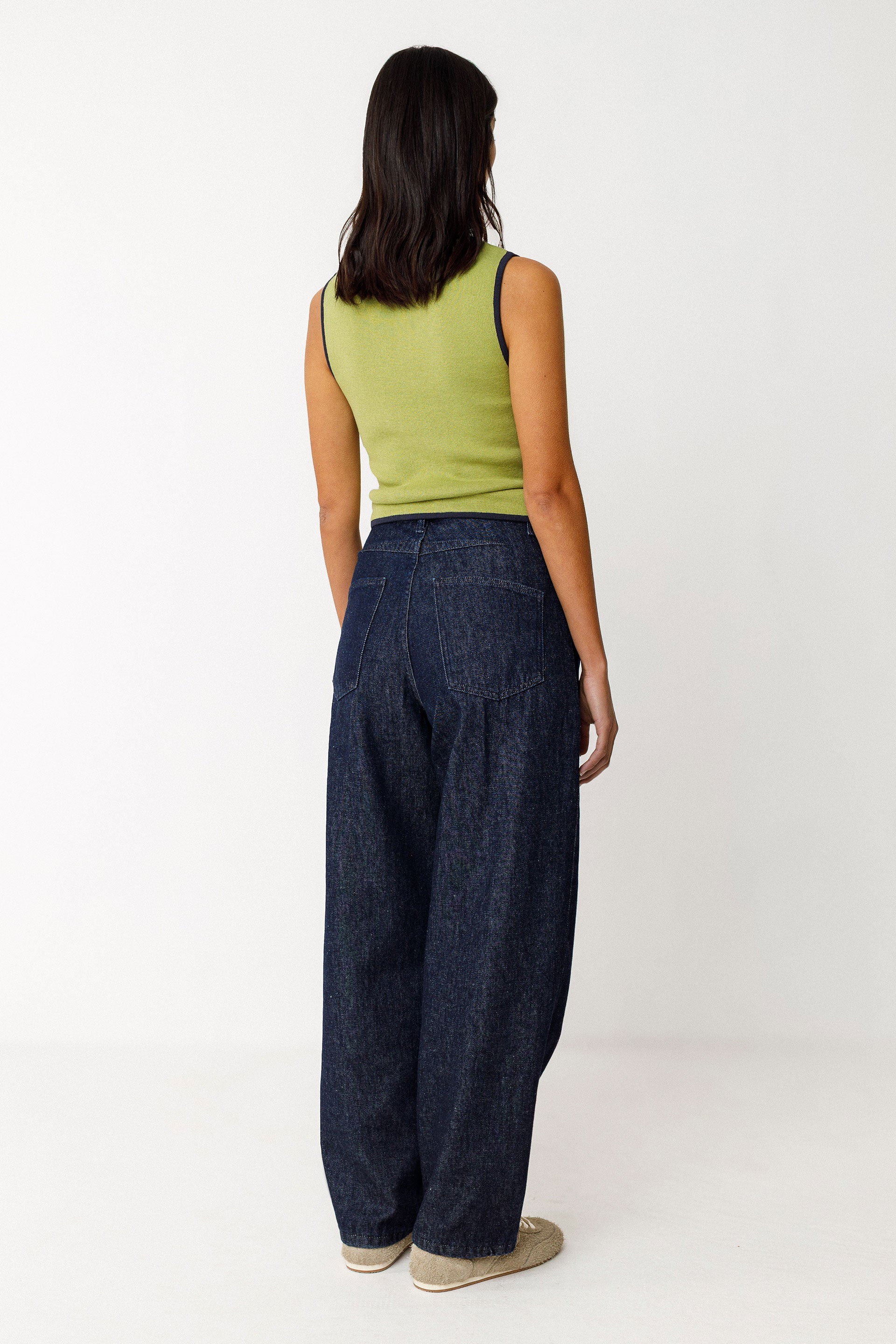 skfk femme top nere bleu vert coton bio l armoire poethique 4