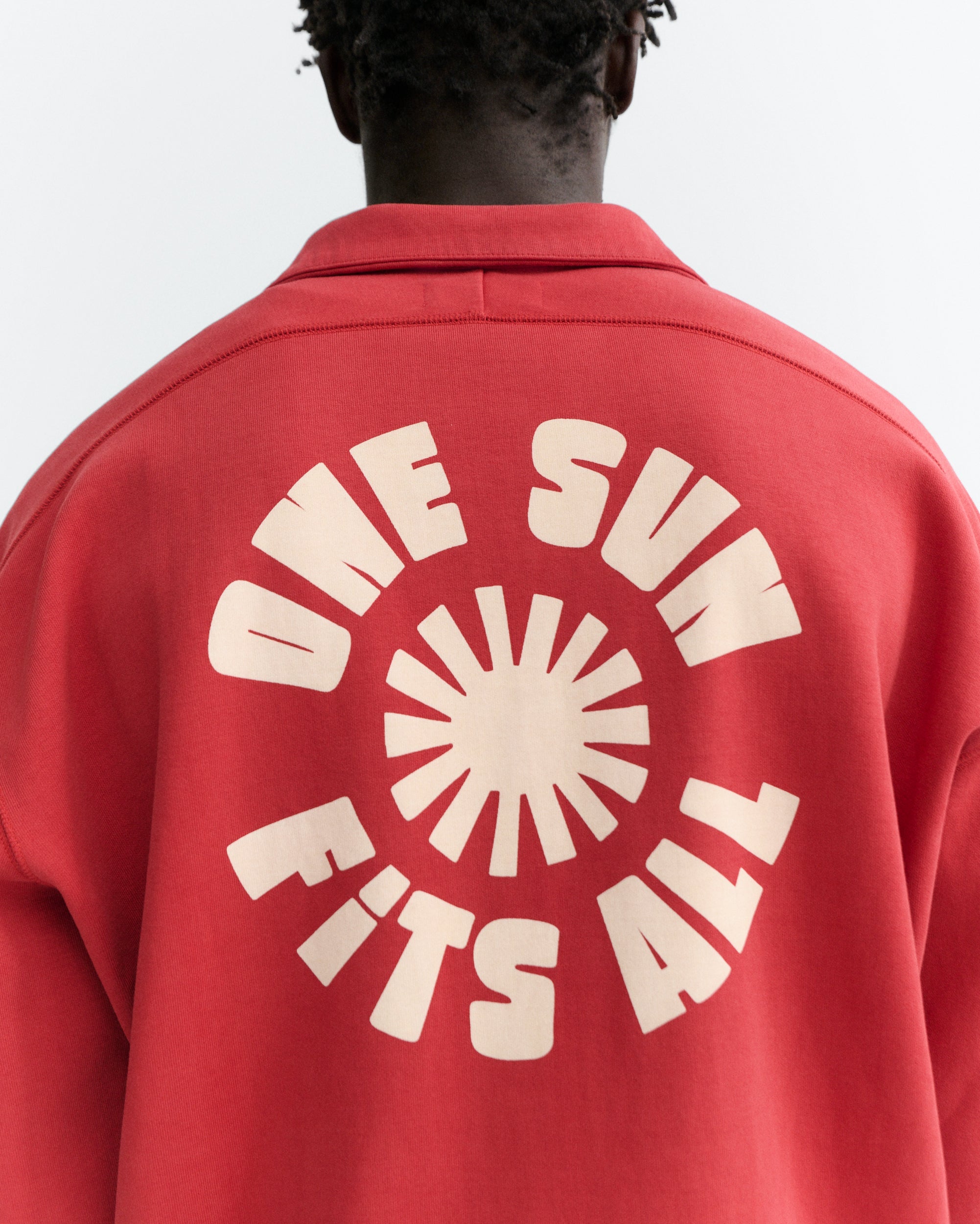 sweat en coton bio one sun pipo rouge ple thinking mu homme sweat pipo one sun coton bio rouge l armoire poethique 2