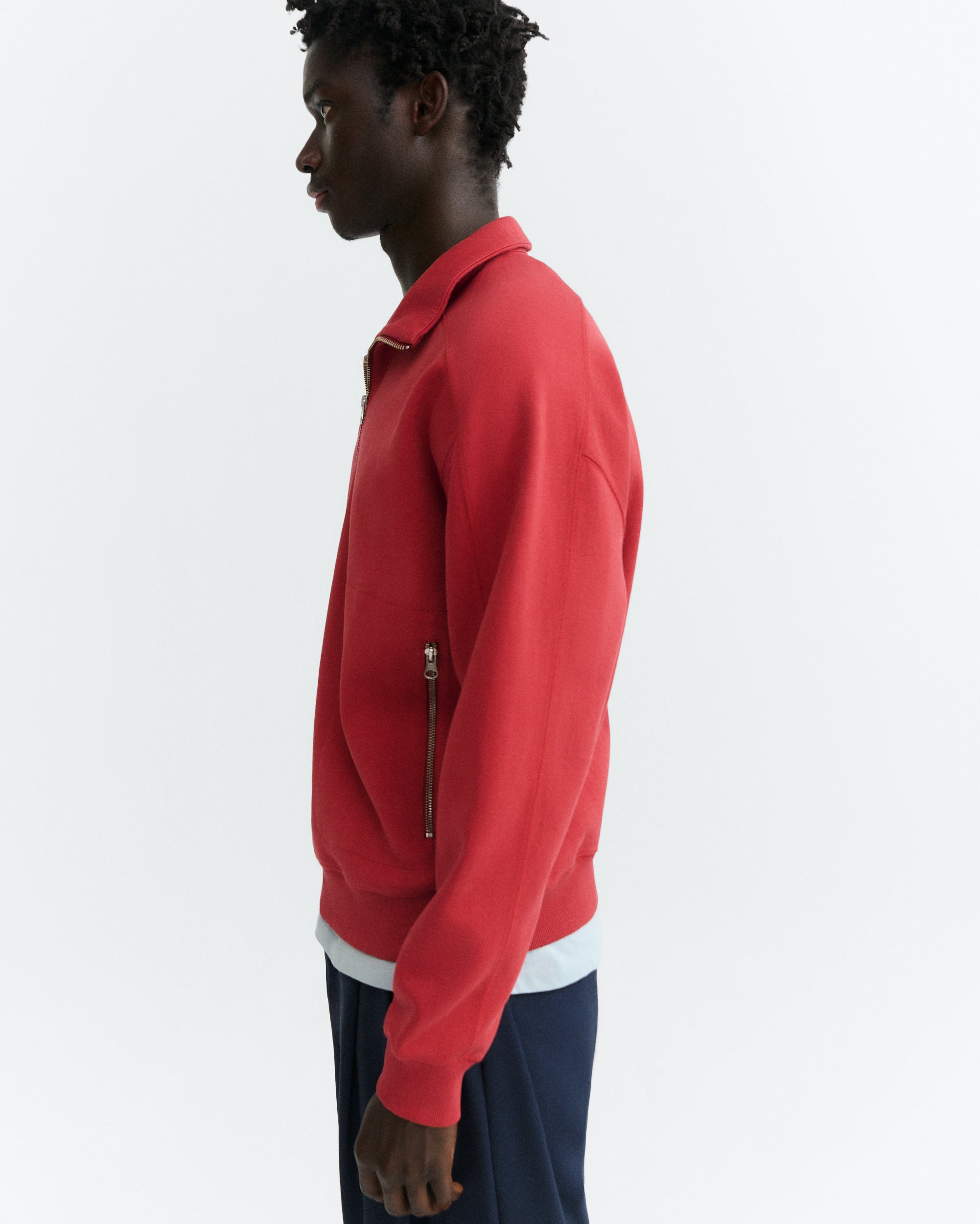 sweat en coton bio one sun pipo rouge ple thinking mu homme sweat pipo one sun coton bio rouge l armoire poethique 4