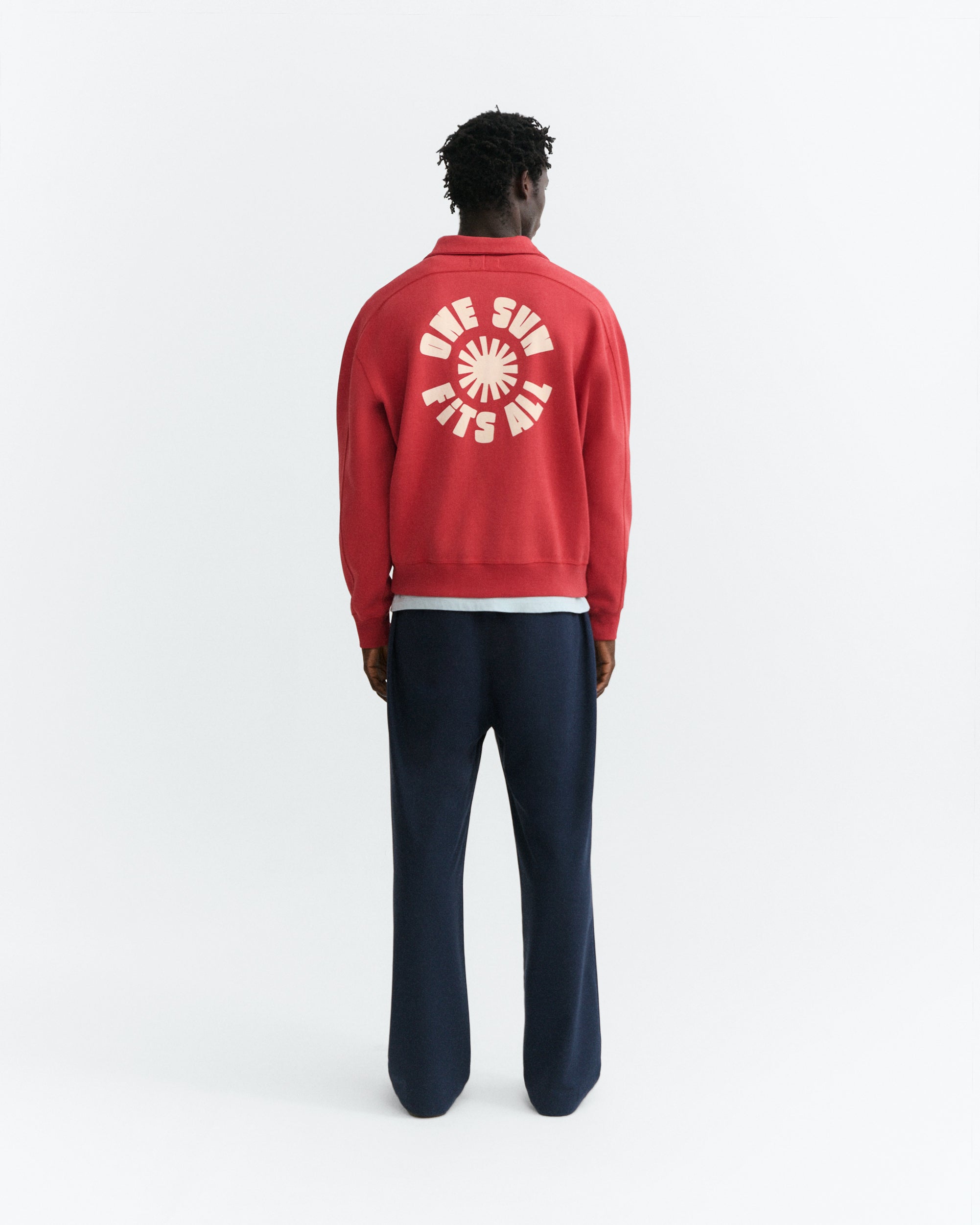 sweat en coton bio one sun pipo rouge ple thinking mu homme sweat pipo one sun coton bio rouge l armoire poethique 5