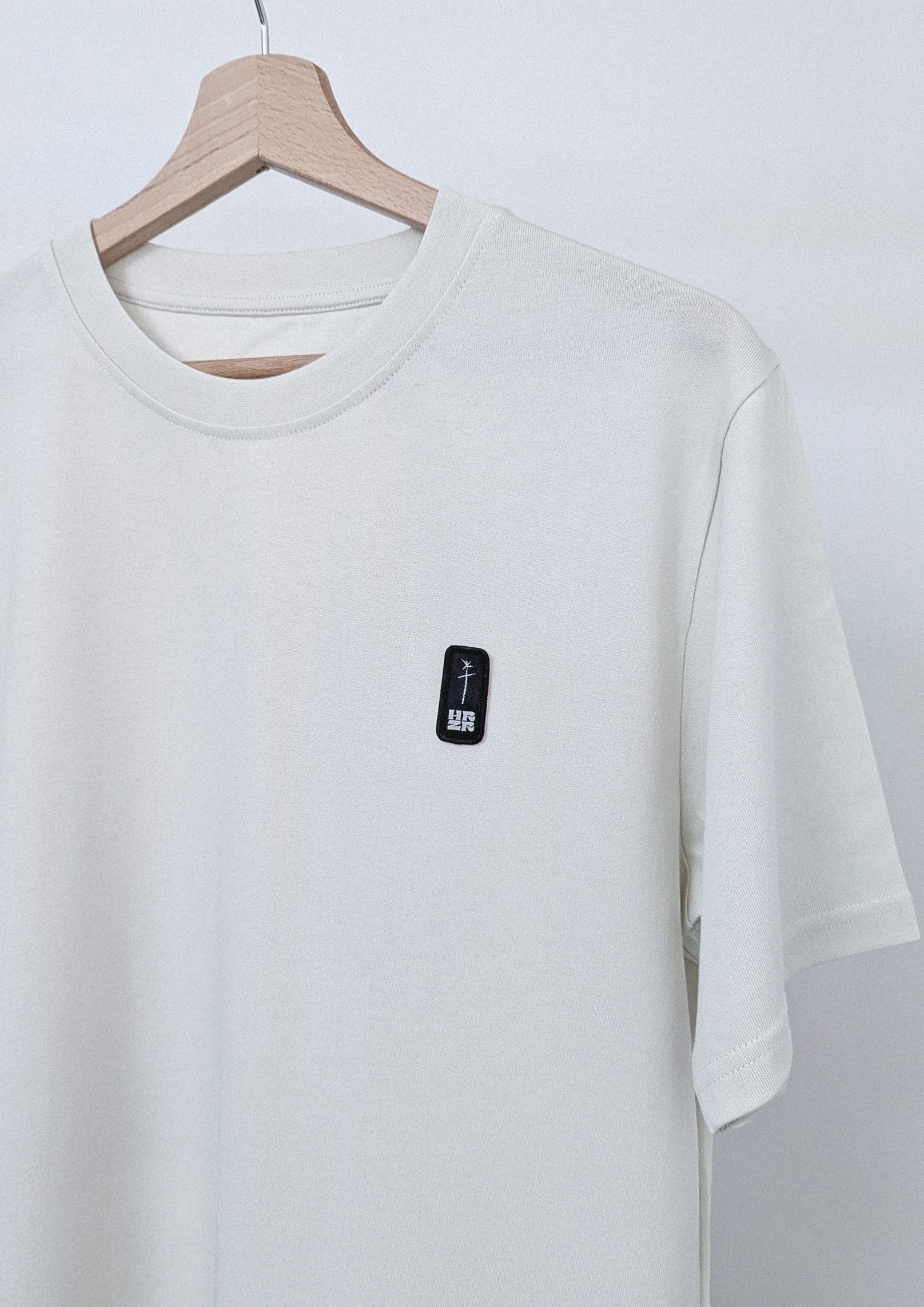tee shirt en coton bio hegan vanille et bleu harizuri unisexe hegan coton bio vanille bleu 3