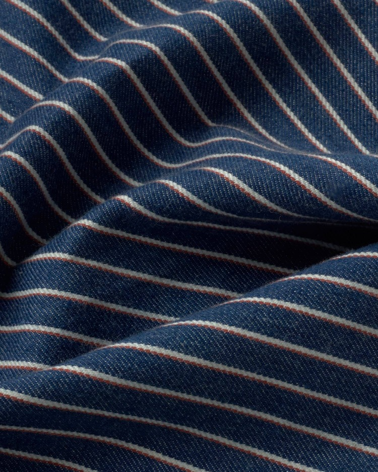 thinking mu femme bermuda railway stripes luisa bleu coton bio l armoire poethique 2