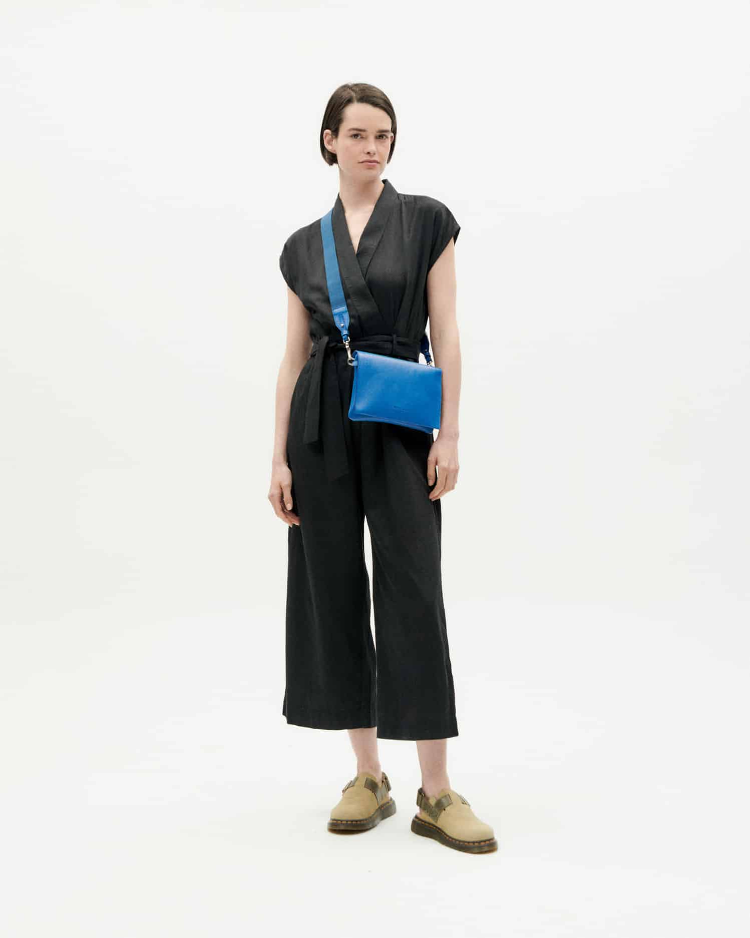 Black Malawi organic cotton jumpsuit · black