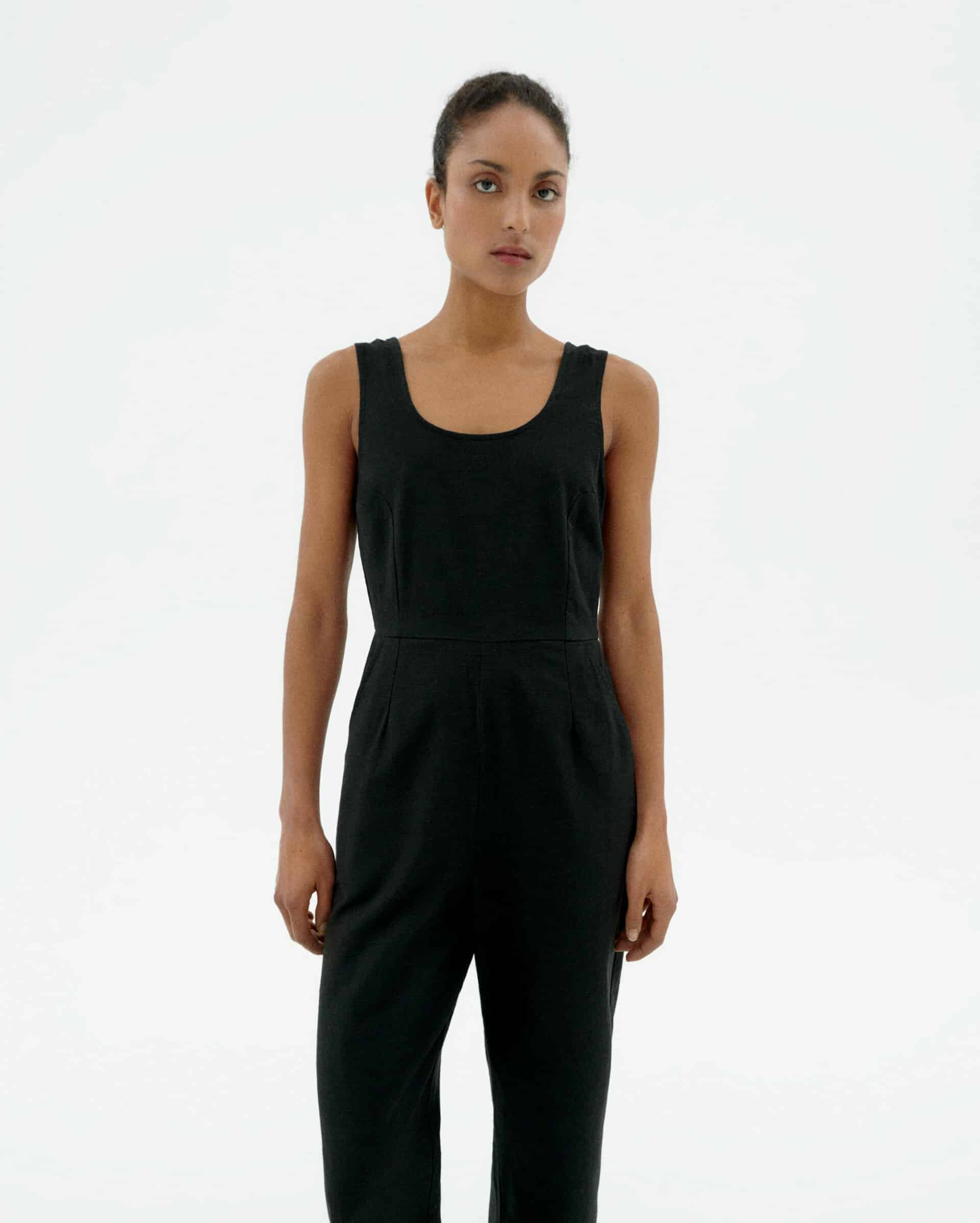 thinking mu femme combinaison raflesia noir coton bio l armoire poethique 4