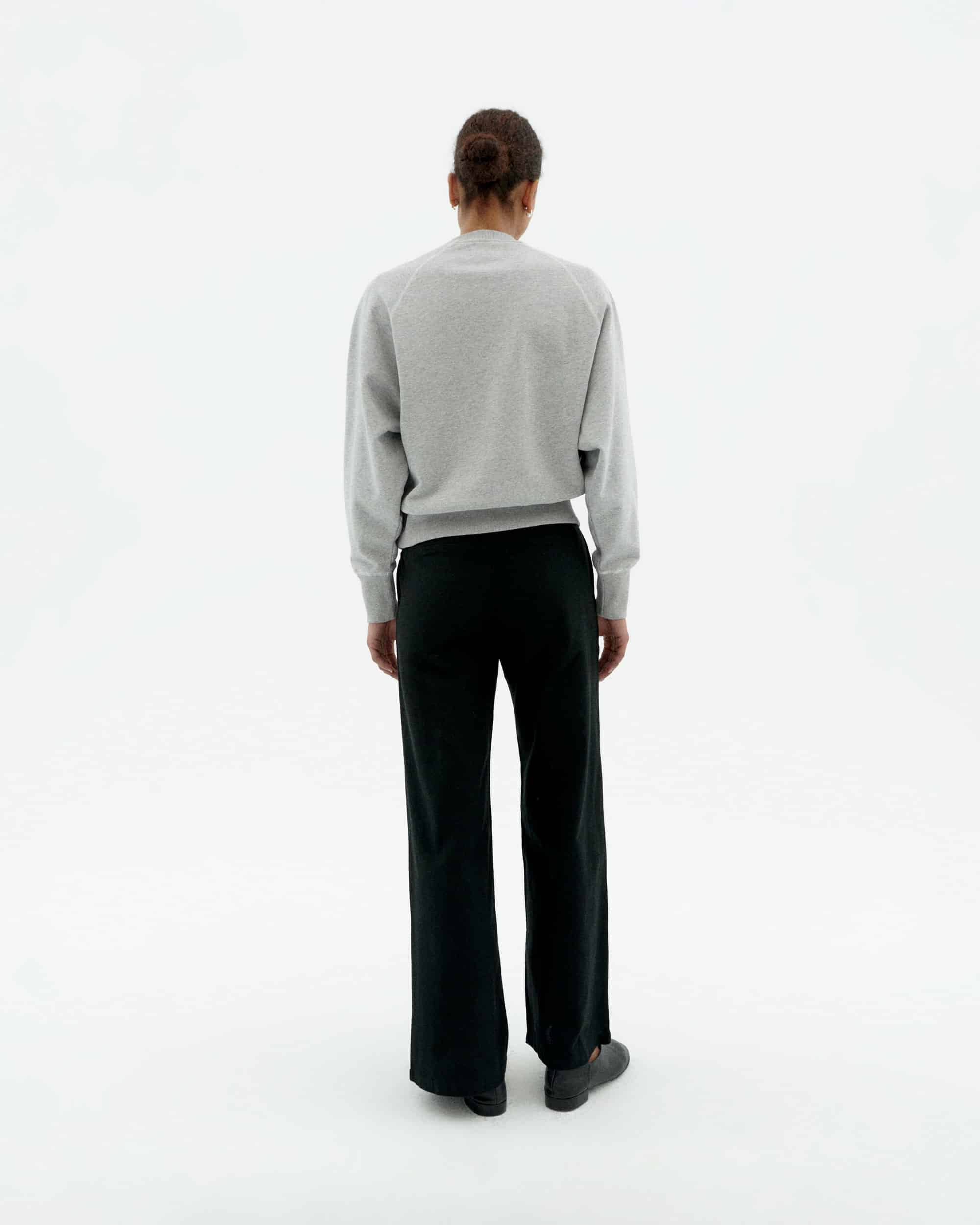 thinking mu femme pantalon karina noir coton bio l armoire poethique  4