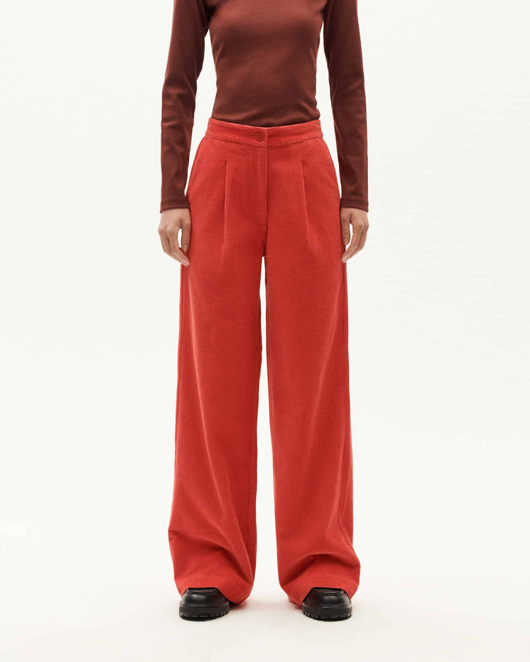 thinking mu femme pantalon manolita rouge goji coton bio l armoire poethique 3