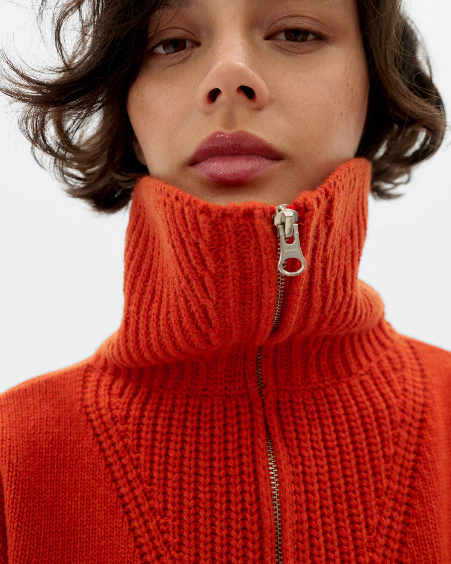 thinking mu femme pull camioneur tanit abricot laine l armoire poethique 3