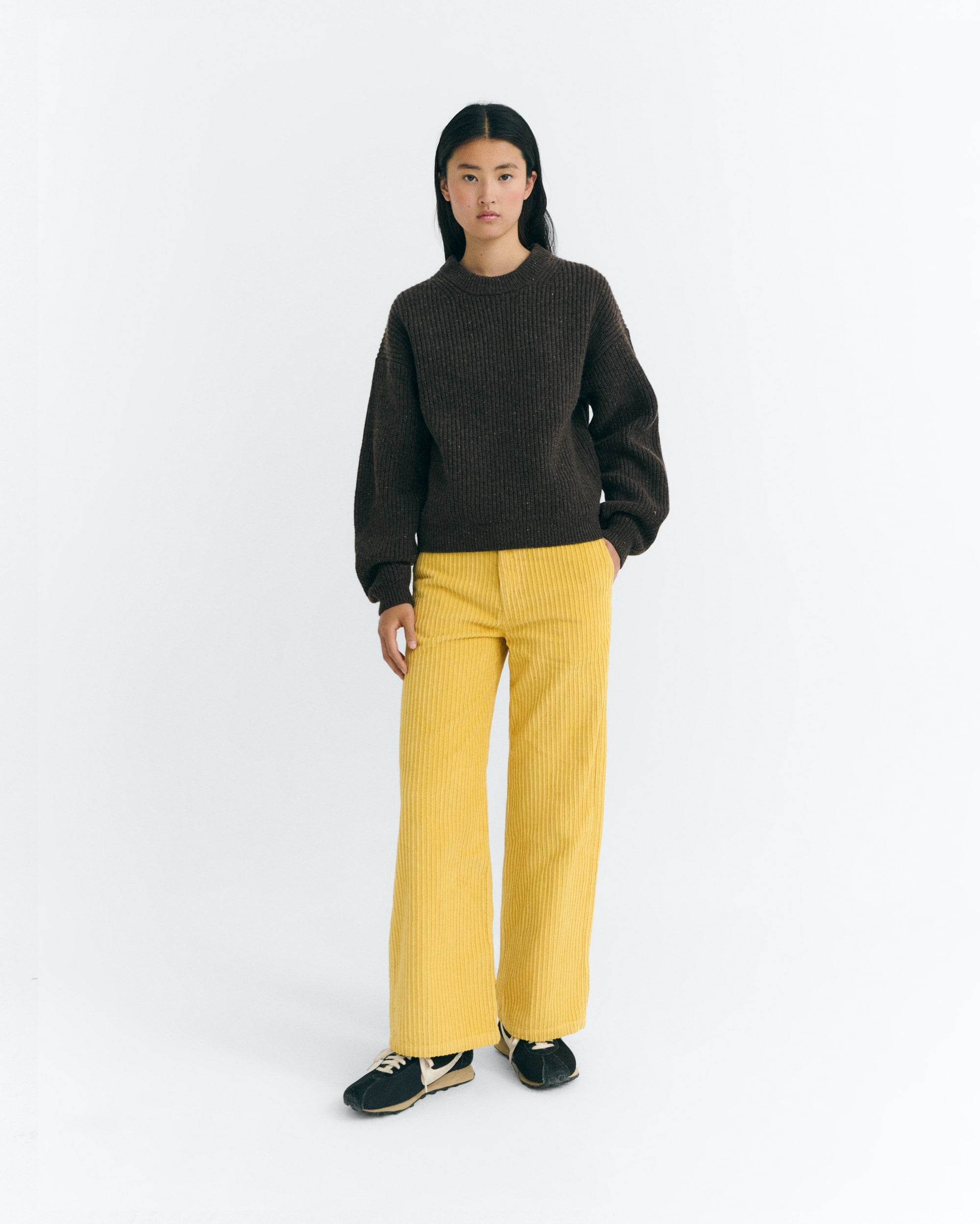 thinking mu femme pull carmen marron laine l armoire poethique 2