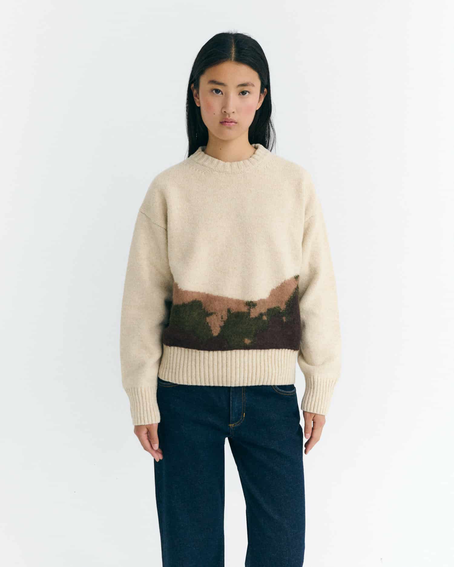 thinking mu femme pull petra creme laine l armoire poethique 1