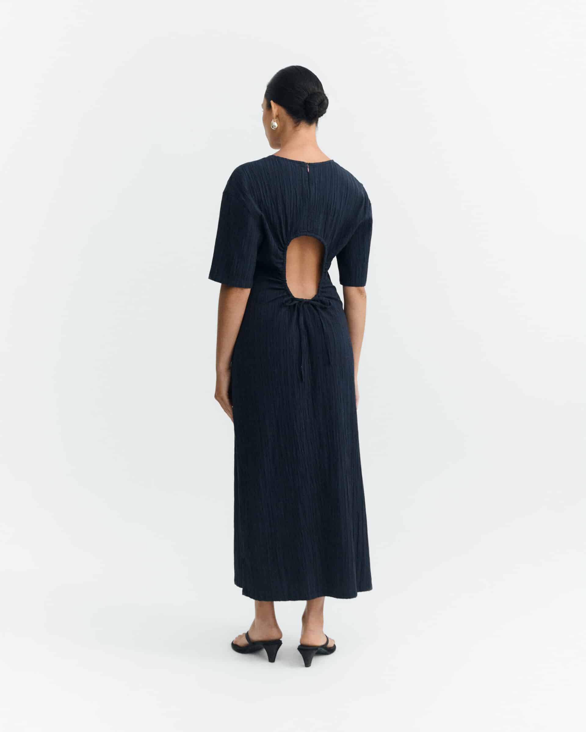 thinking mu femme robe kina bleu coton bio l armoire poethique 3