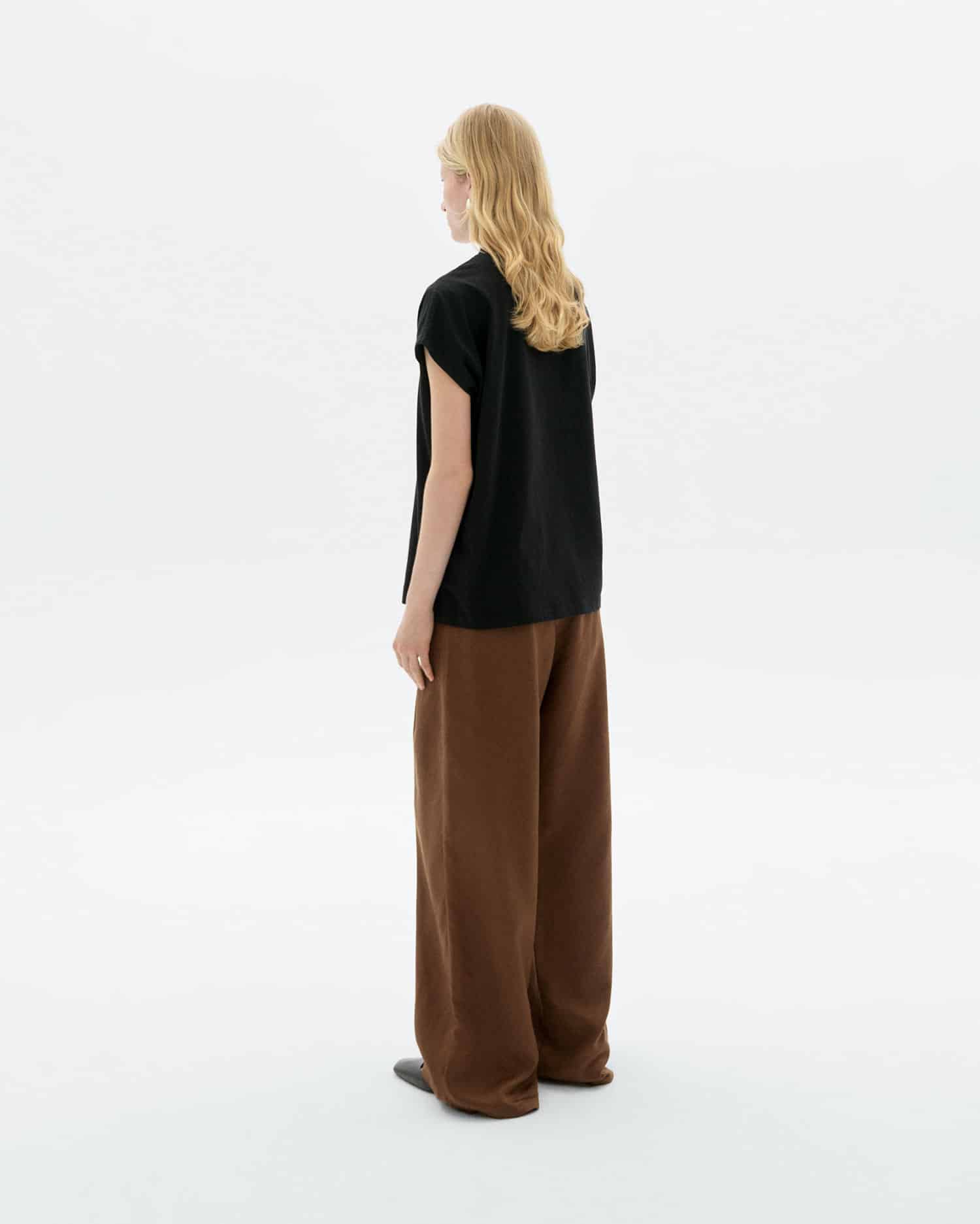 thinking mu femme t shirt flower cord volta noir rouge coton bio l armoire poethique 4