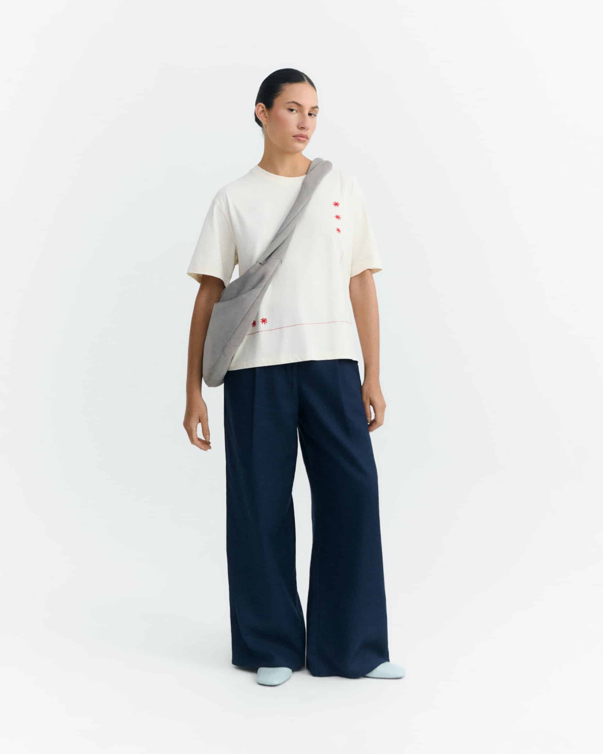 thinking mu femme t shirt sole mio luvia ecru coton bio l armoire poethique 2