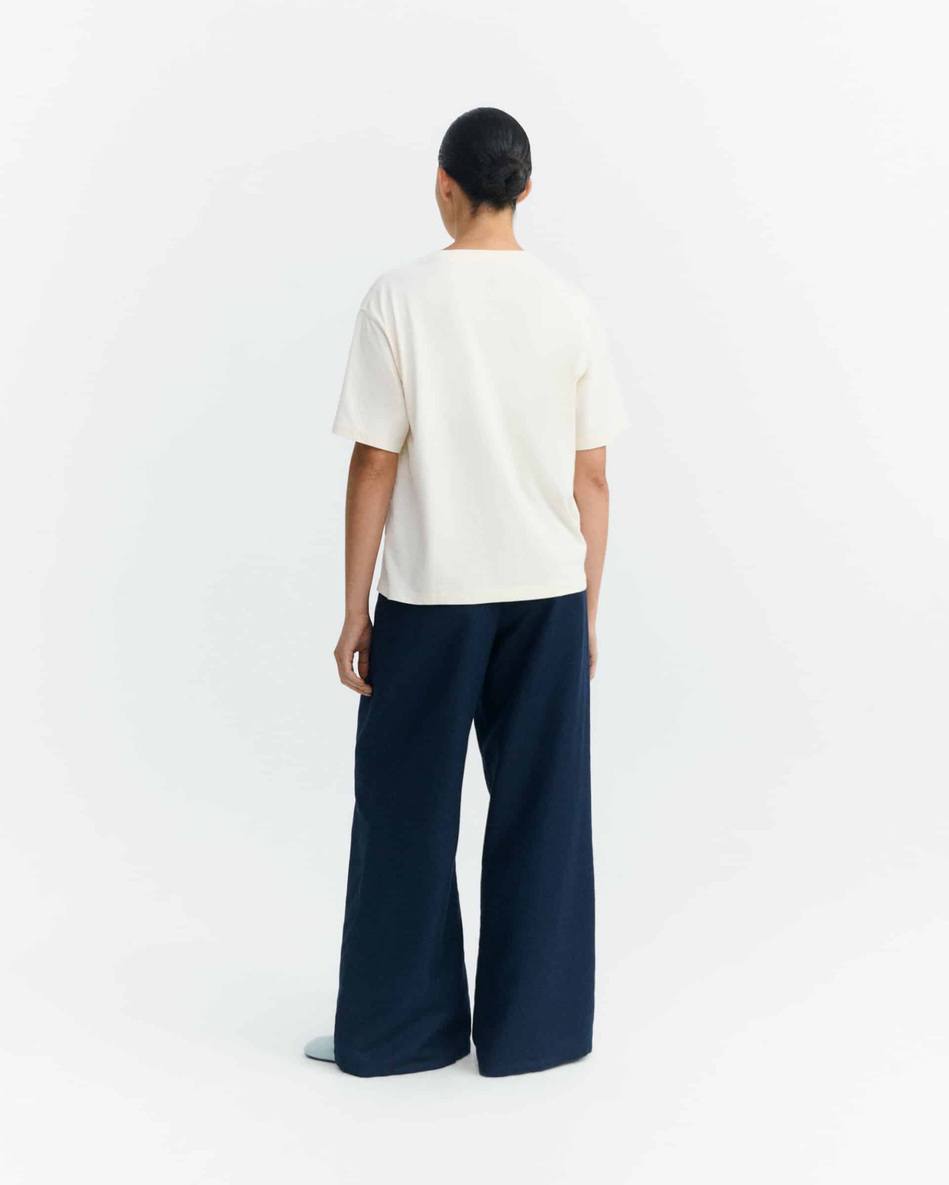 thinking mu femme t shirt sole mio luvia ecru coton bio l armoire poethique 4