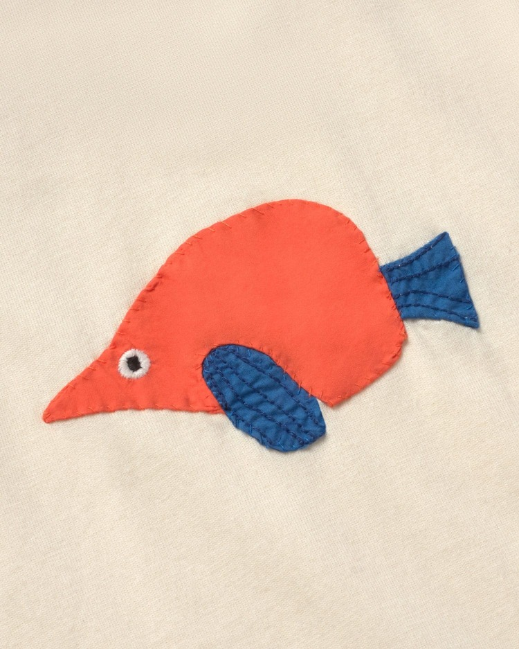 thinking mu femme t shirt trompet patch volta rouge coton bio l armoire poethique 1