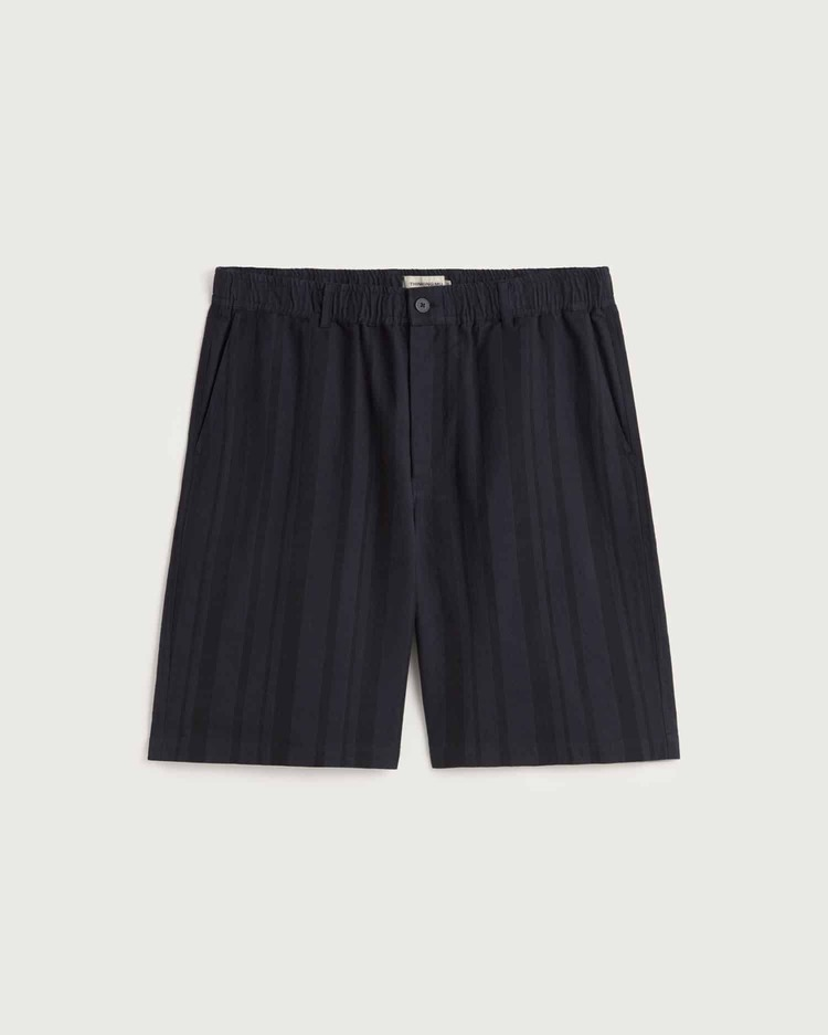 thinking mu homme short dappled stripes gasper coton bio bleu l armoire poethique 1