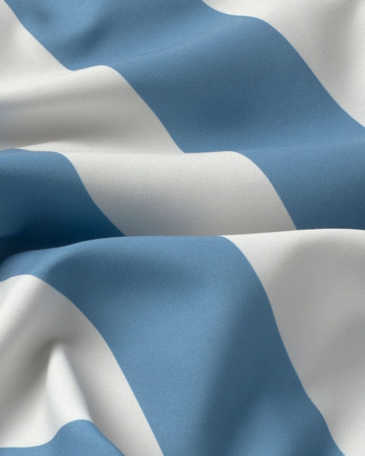 thinking mu homme short de bain pool stripes limpopo bleu blanc polyester recycle l armoire poethique 2