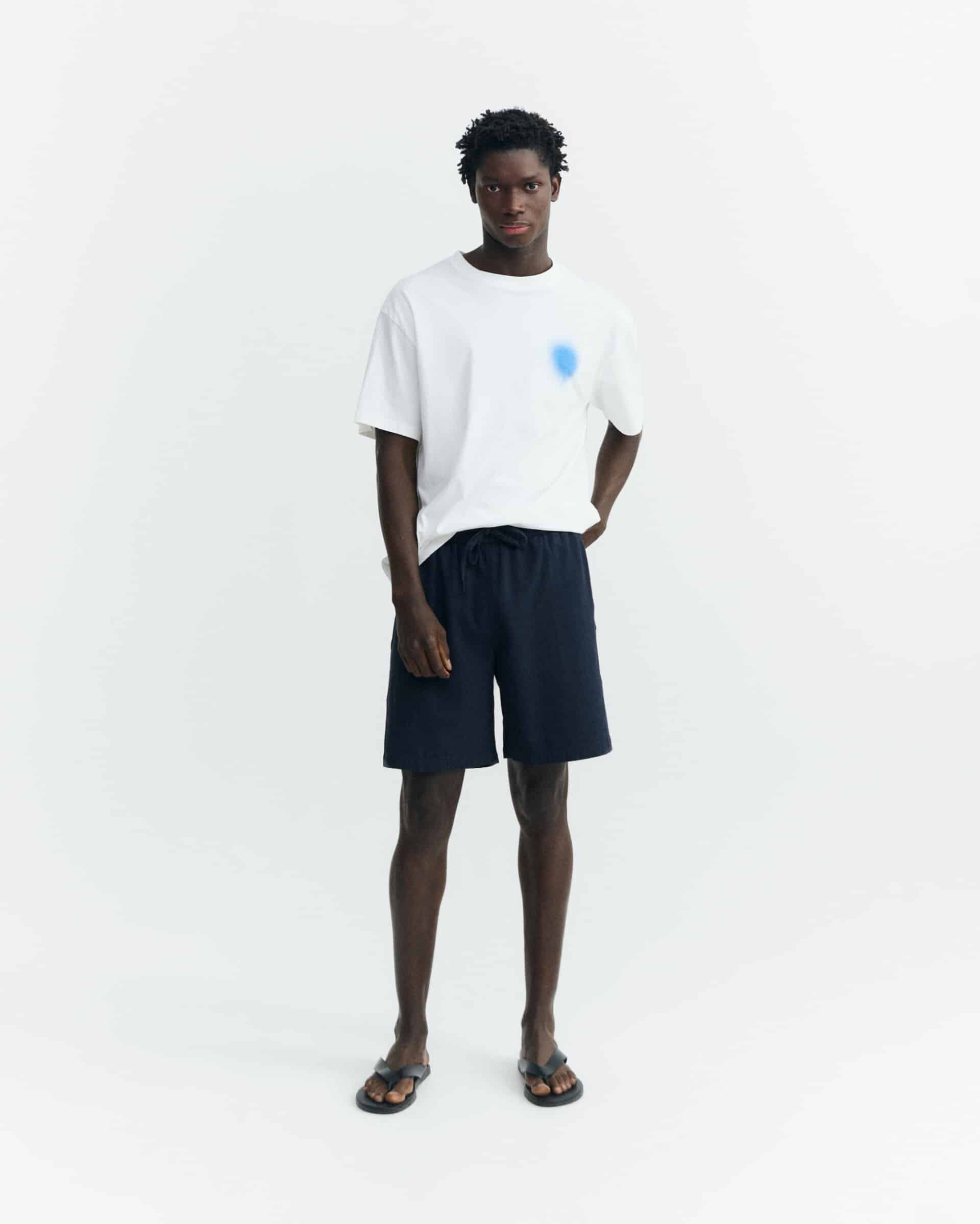 thinking mu homme short kentia henry coton bio bleu marine l armoire poethique 2