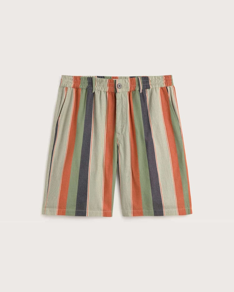 thinking mu homme short quick stripes gasper coton bio multicolore l armoire poethique 1