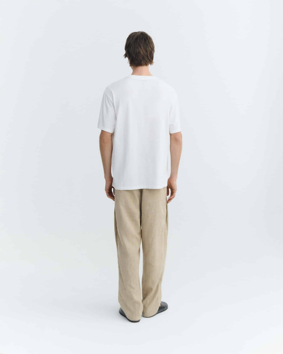 thinking mu homme t shirt sardines aaron blanc coton bio l armoire poethique 3