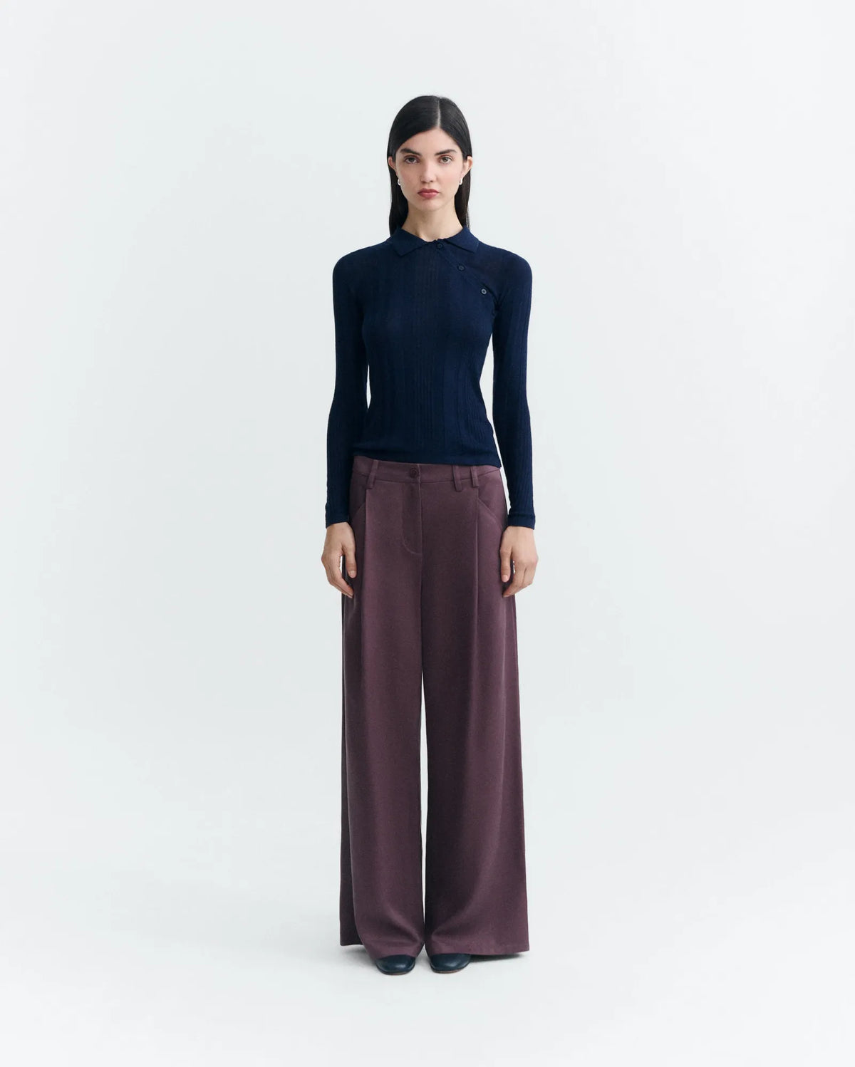 thinking mu pantalon large en tencel molly prune l armoire poethique