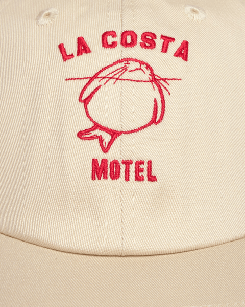 thinking mu unisexe casquette animal motel chris ecru rouge coton bio l armoire poethique 4