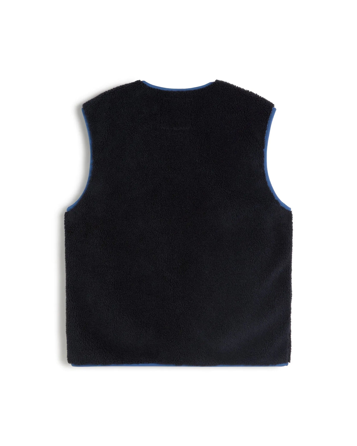 thinking mu veste polaire sans manches en polyester recycle troy bleu marine l armoire poethique