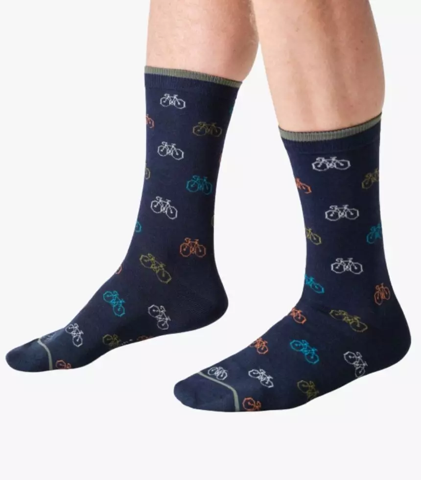 thought homme chaussette multi bike viscose bambou bleu marine multicolore l armoire poethique 2