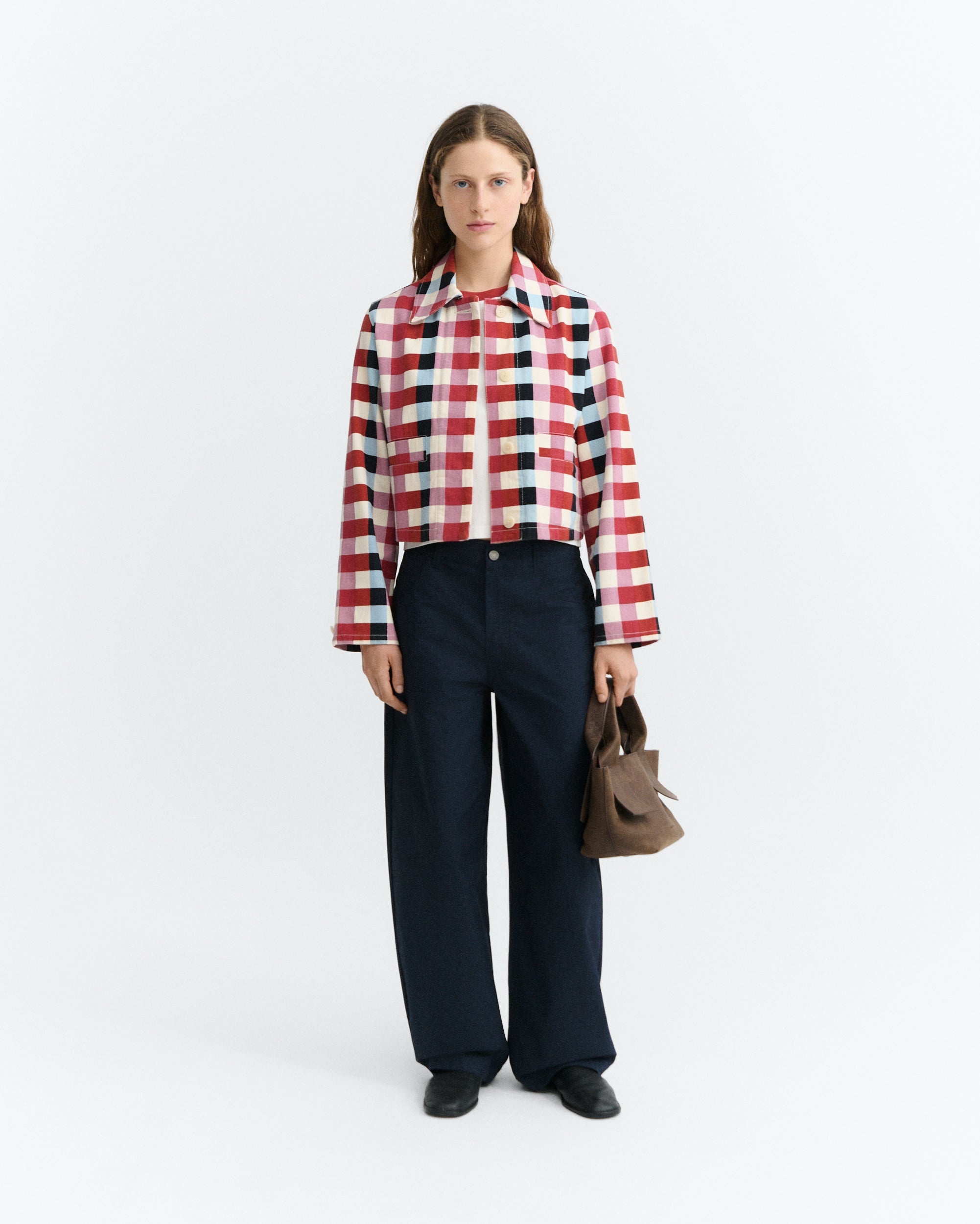 veste carreaux en coton bio cheshire checks astrid multicolore thinking mu femme veste carreaux astrid cheshire checks coton bio multicolore l armoire poethique 2
